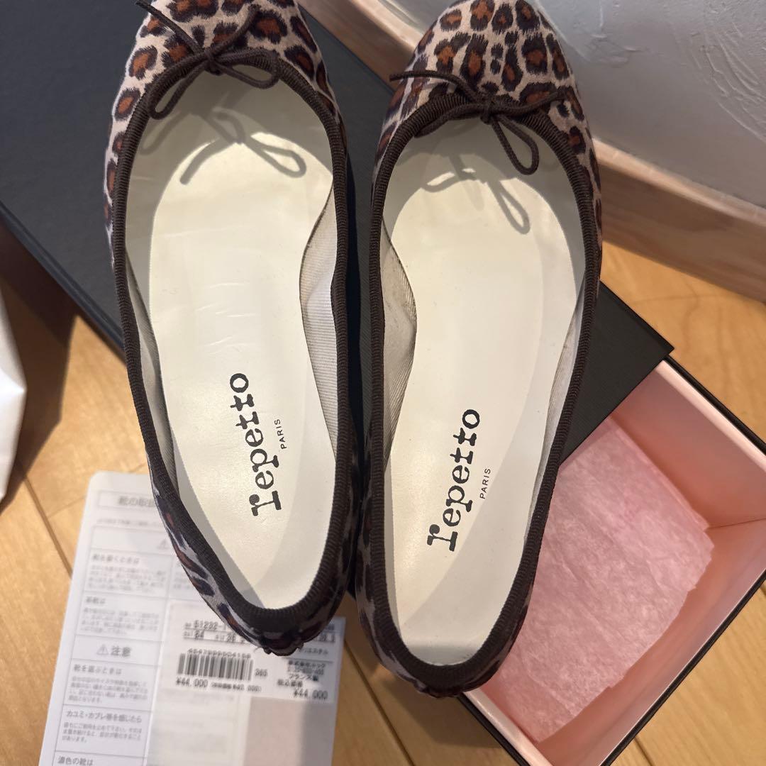 Repetto レオパード　バレエシューズ　36.5 new size