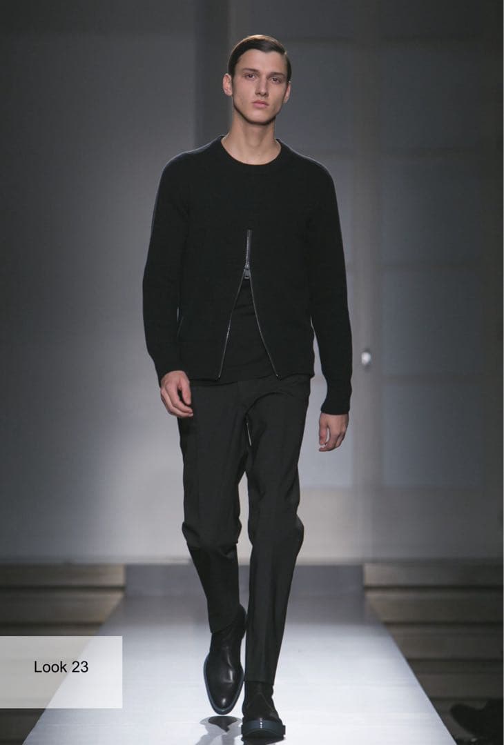 14AW JIL SANDER ジップディテールカシミヤニット