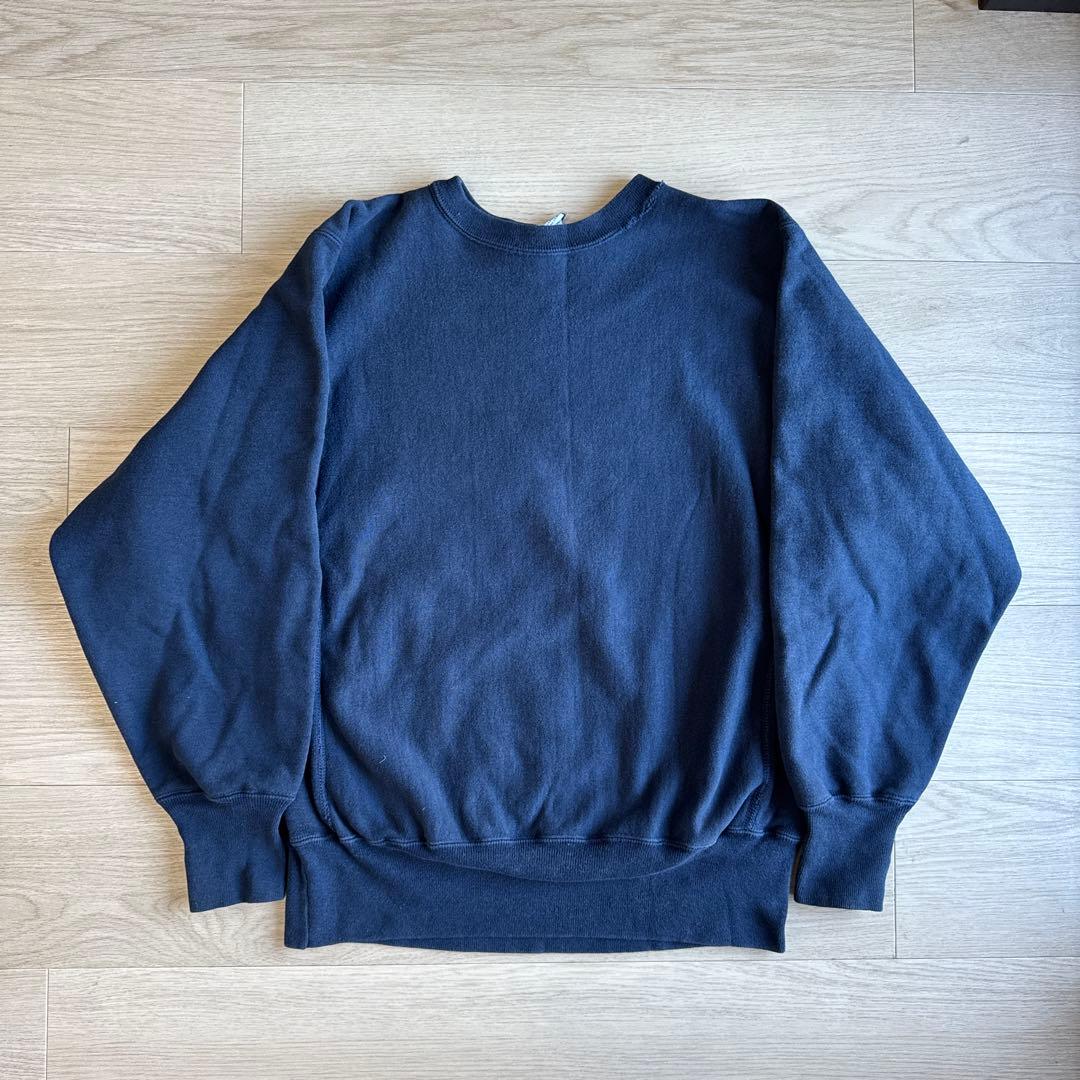 90s champion リバースウィーブ　目無し　ネイビー　メキシコ製　レア
