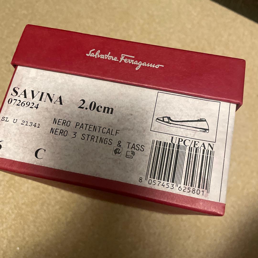 フェラガモ　SAVINAバレリーナフラットシューズ