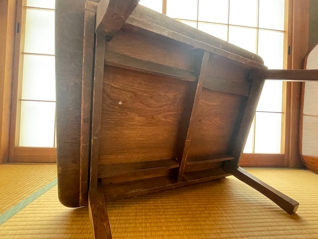 ちゃぶ台　折りたたみ 昭和レトロ 座卓 角座卓　古道具　アンティーク