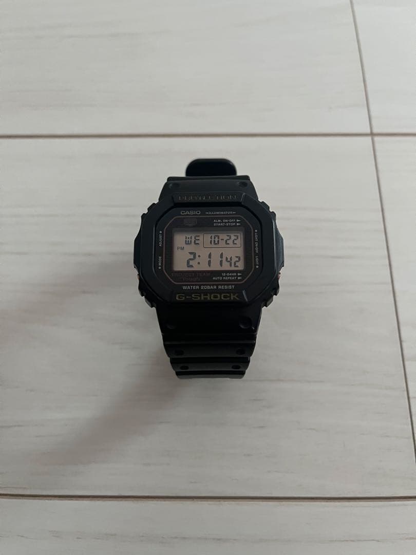 G-SHOCK デジタル腕時計 ブラック　30周年