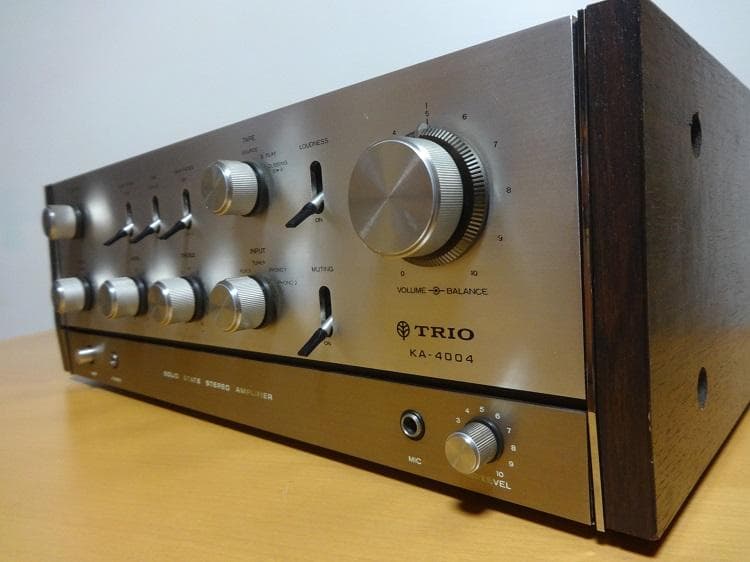 TRIO KA-4004 ステレオアンプ 本体 ビンテージ 1972年 完動品