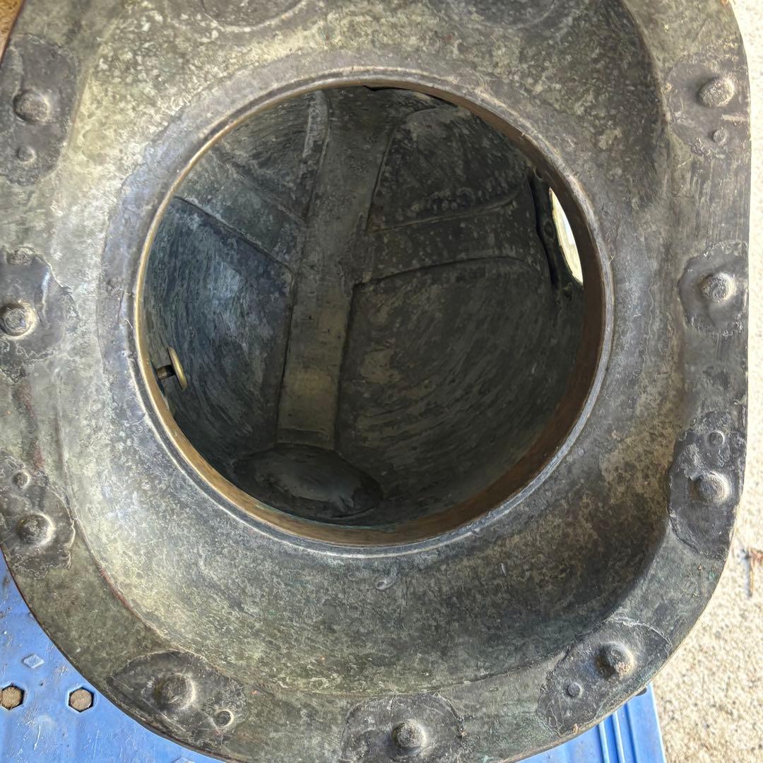 潜水ヘルメット　横濱潜水衣具株式會社　昭和　レトロ　アンティーク　骨董品