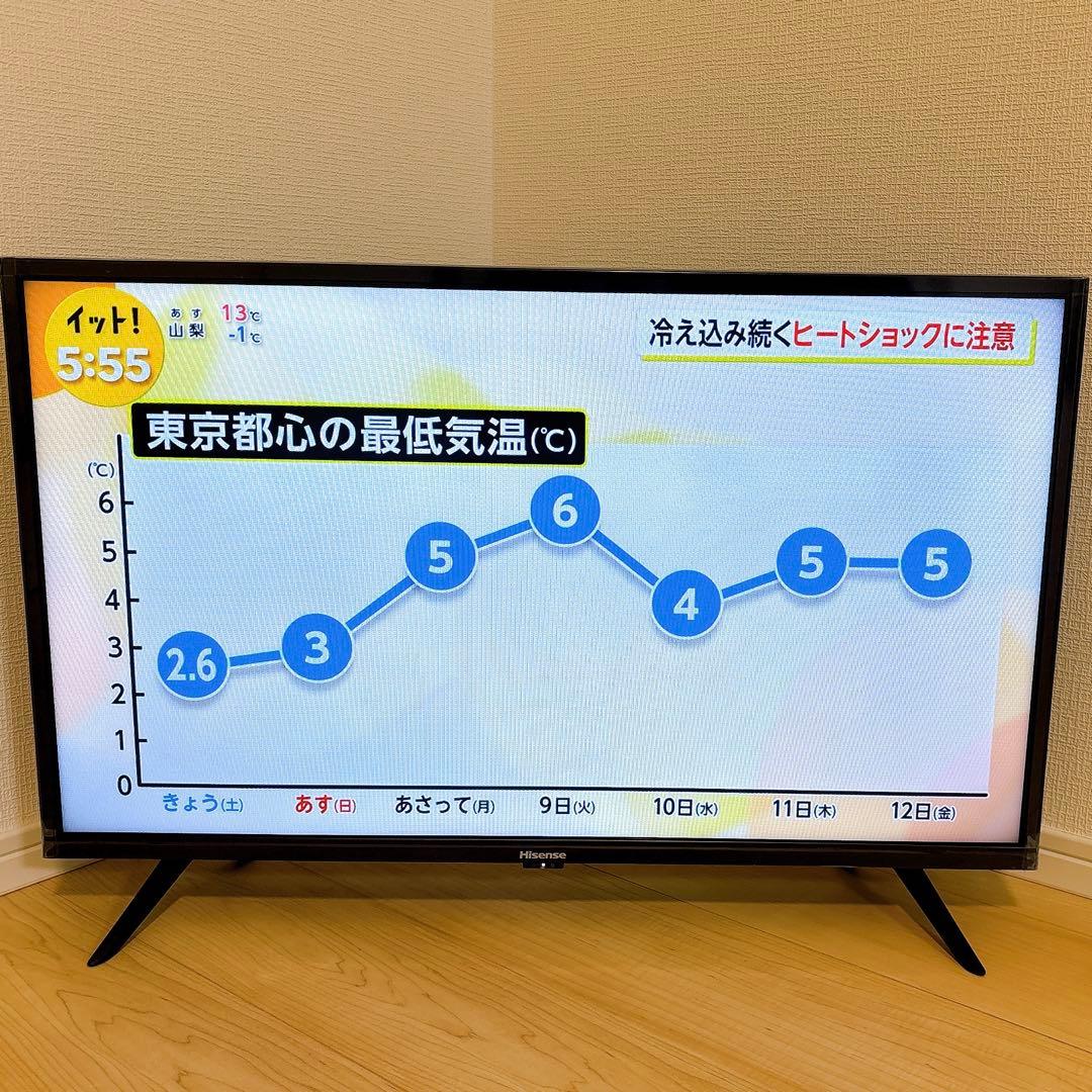 ★初期化済★32V型スマートテレビ 2022年製 Hisense 32A45G