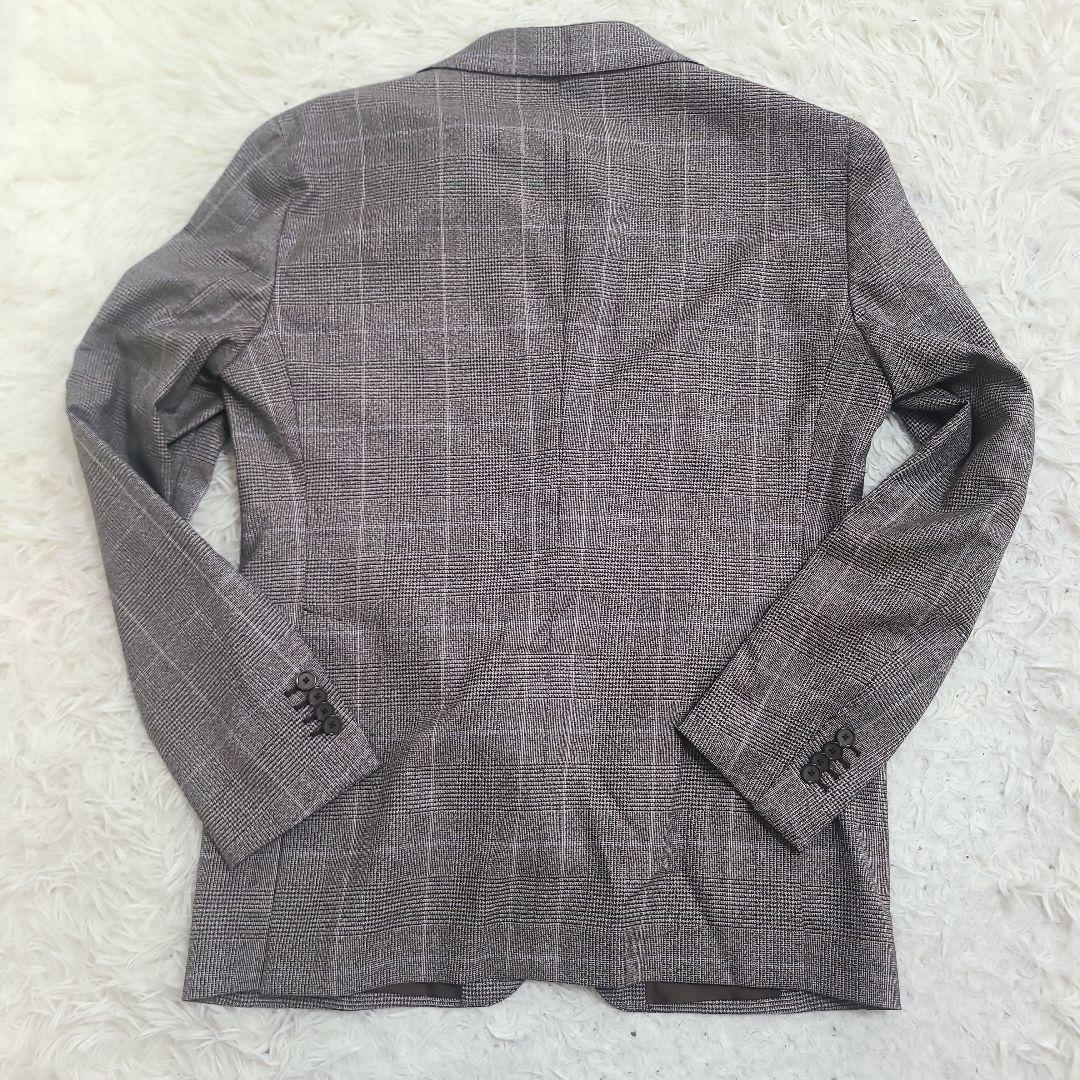 タリアトーレ　グレンチェック　テーラードジャケット　ジレ　2点セット　52