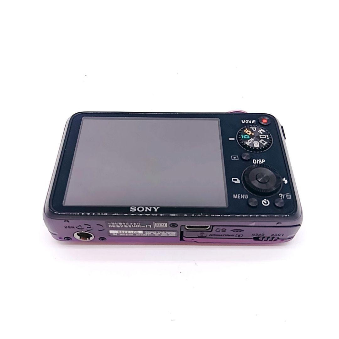 SONY サイバーショット DSC-WX10 パープル バッテリーチャジャー付き