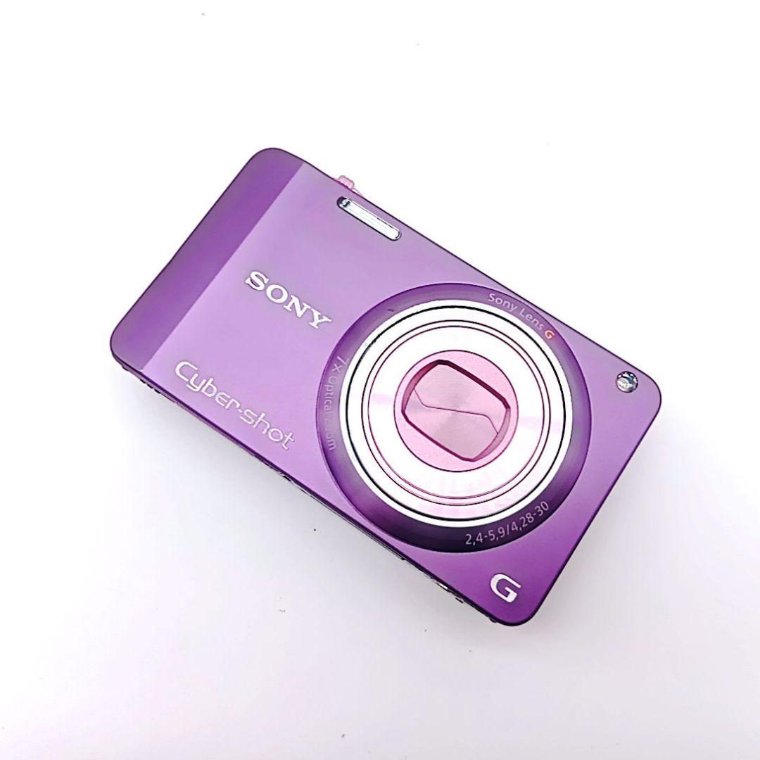 SONY サイバーショット DSC-WX10 パープル バッテリーチャジャー付き