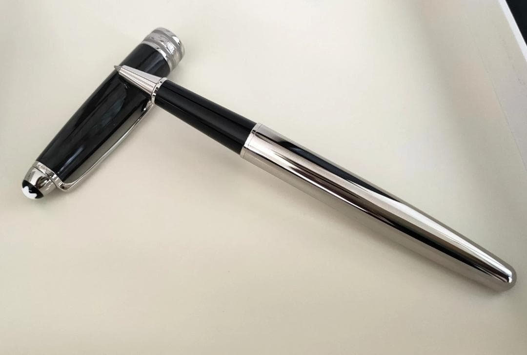 モンブラン マイスターシュテュック ソリテール カーボンスチール ボールペン