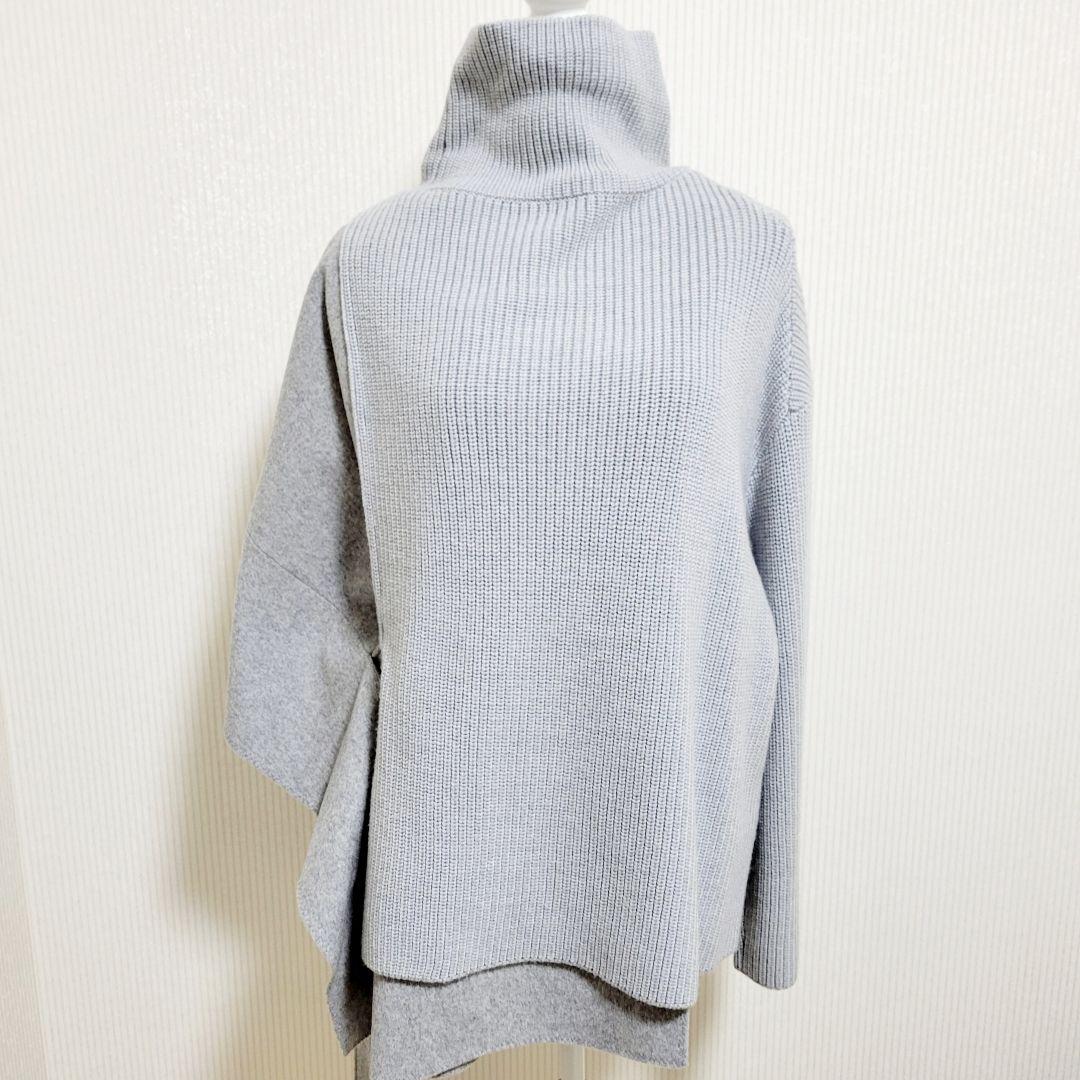 Adore フラノドッキング　ニット　ポンチョ