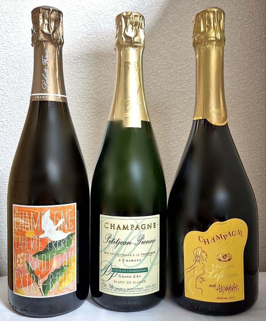シャンパーニュ ５本セット（ルー・デュモン／ナカダ・パーク 他）