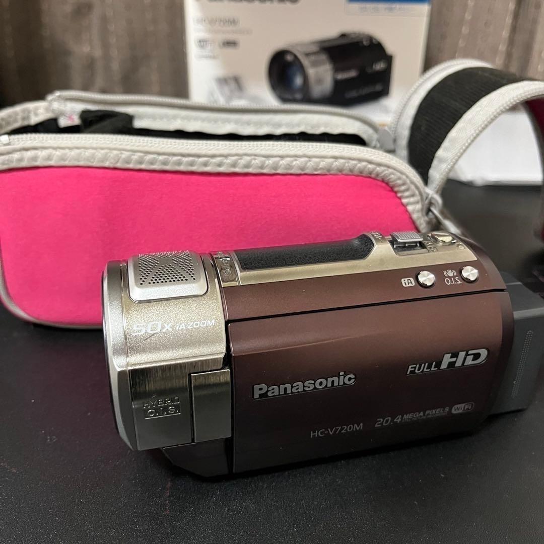Panasonic HC-V720M ブラウン ビデオカメラ 4106