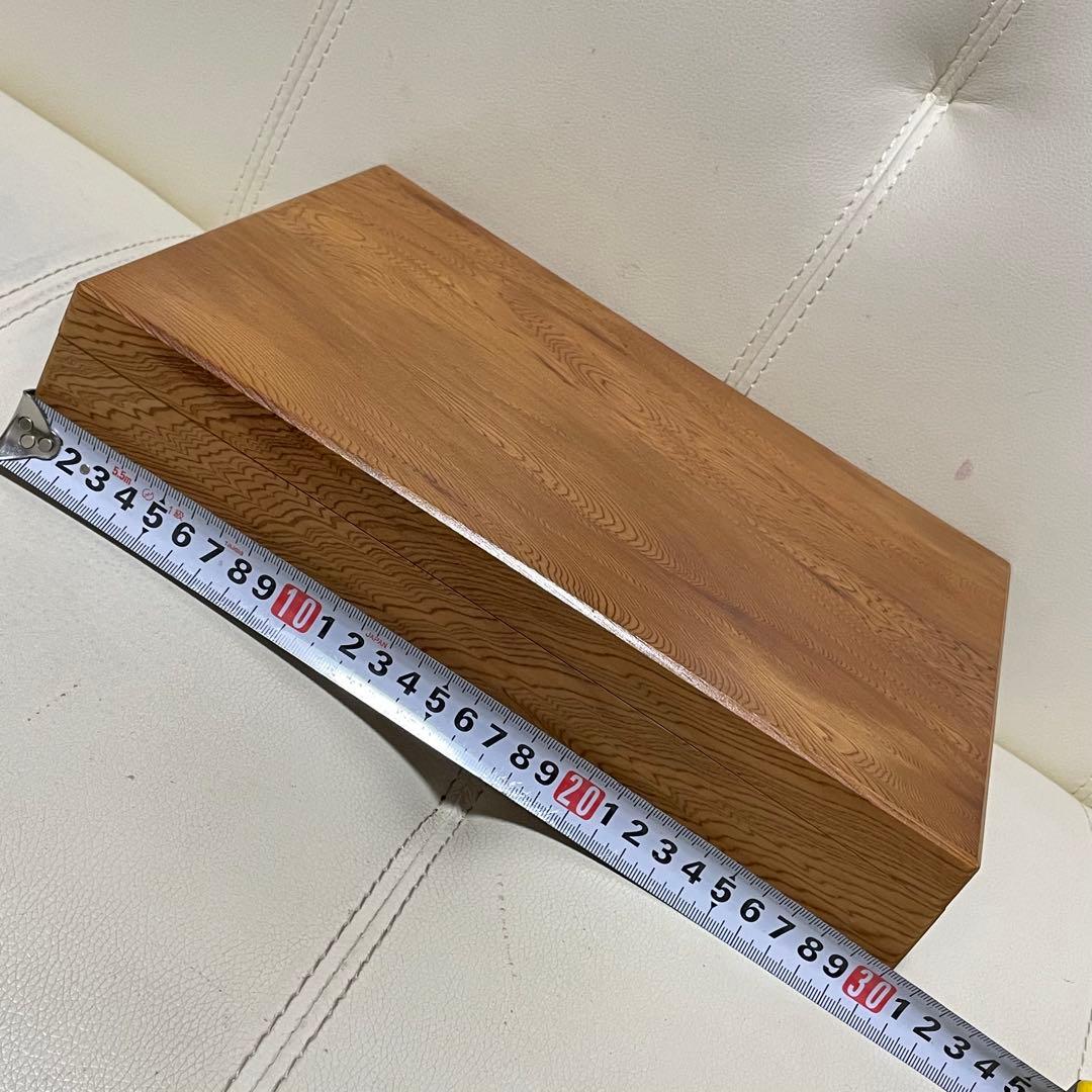 未使用品！ 屋久杉工芸 文箱 筆箱 木箱 千年の齢