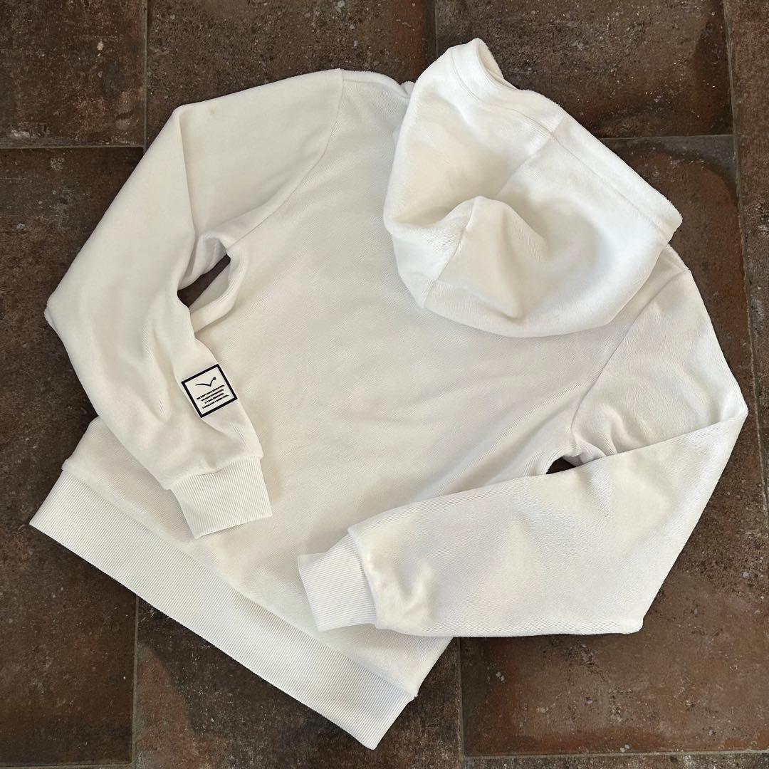 Russeluno パーカー　プルオーバー　ルチャ　長袖　ゴルフ　ホワイト