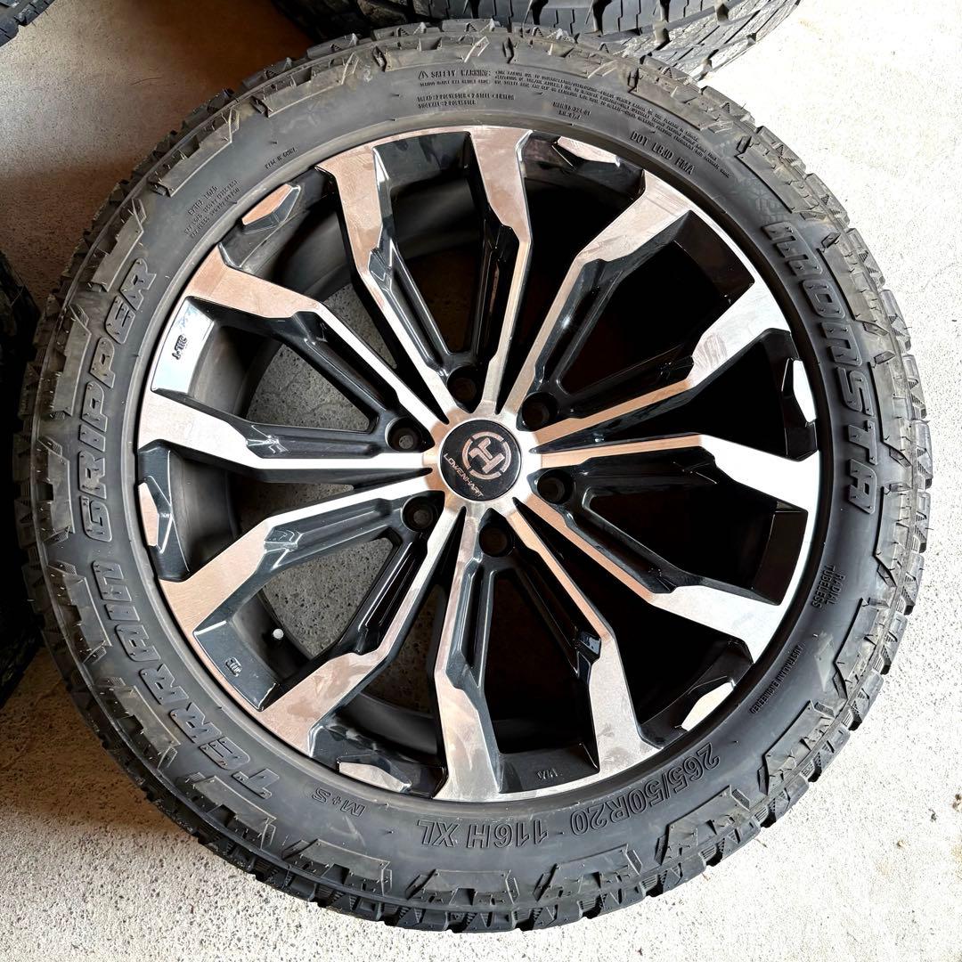 【LOWENHART】GXL106 20インチ265/50R20４本セット