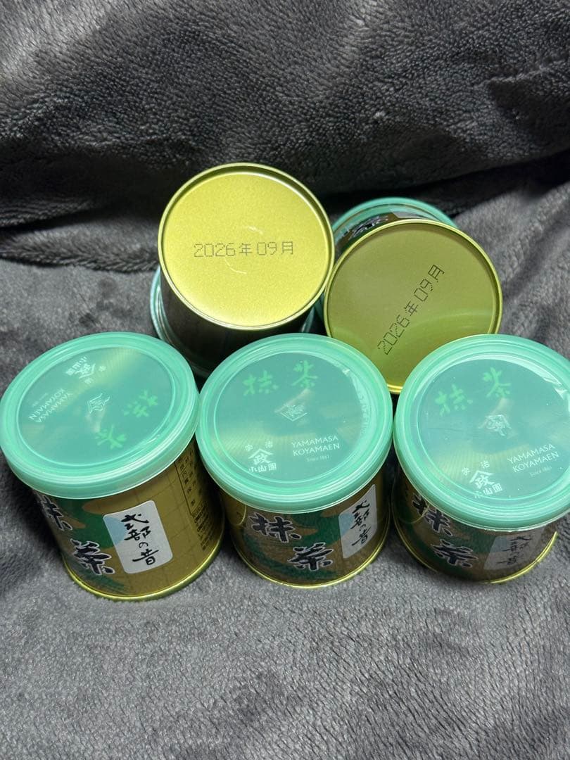 式部の昔 山政小山園 抹茶 30g 5缶