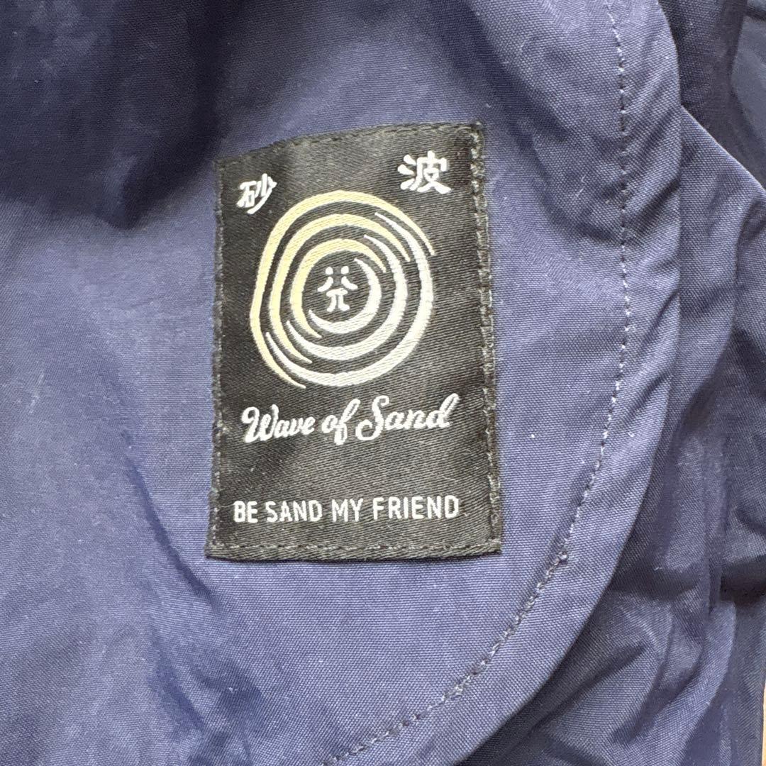 Wave of Sand 砂波　ナイロンジャケット　ネイビー