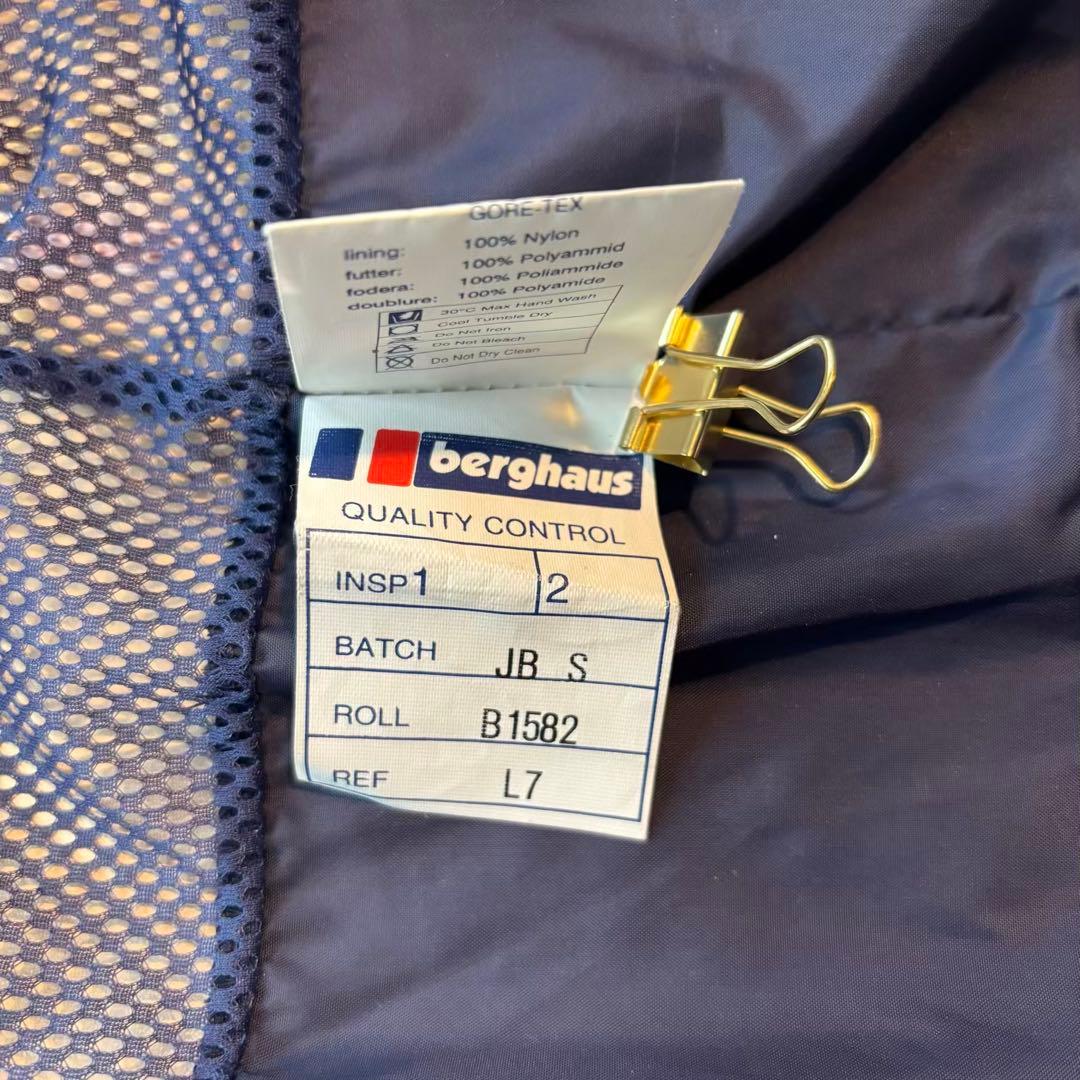 80s Berghaus 英国製 GORE-TEX ジャケット#463