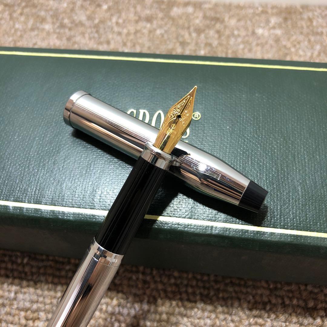 美品　クロス　CROSS　万年筆　センチュリーⅡ　コンバーク式　箱あり