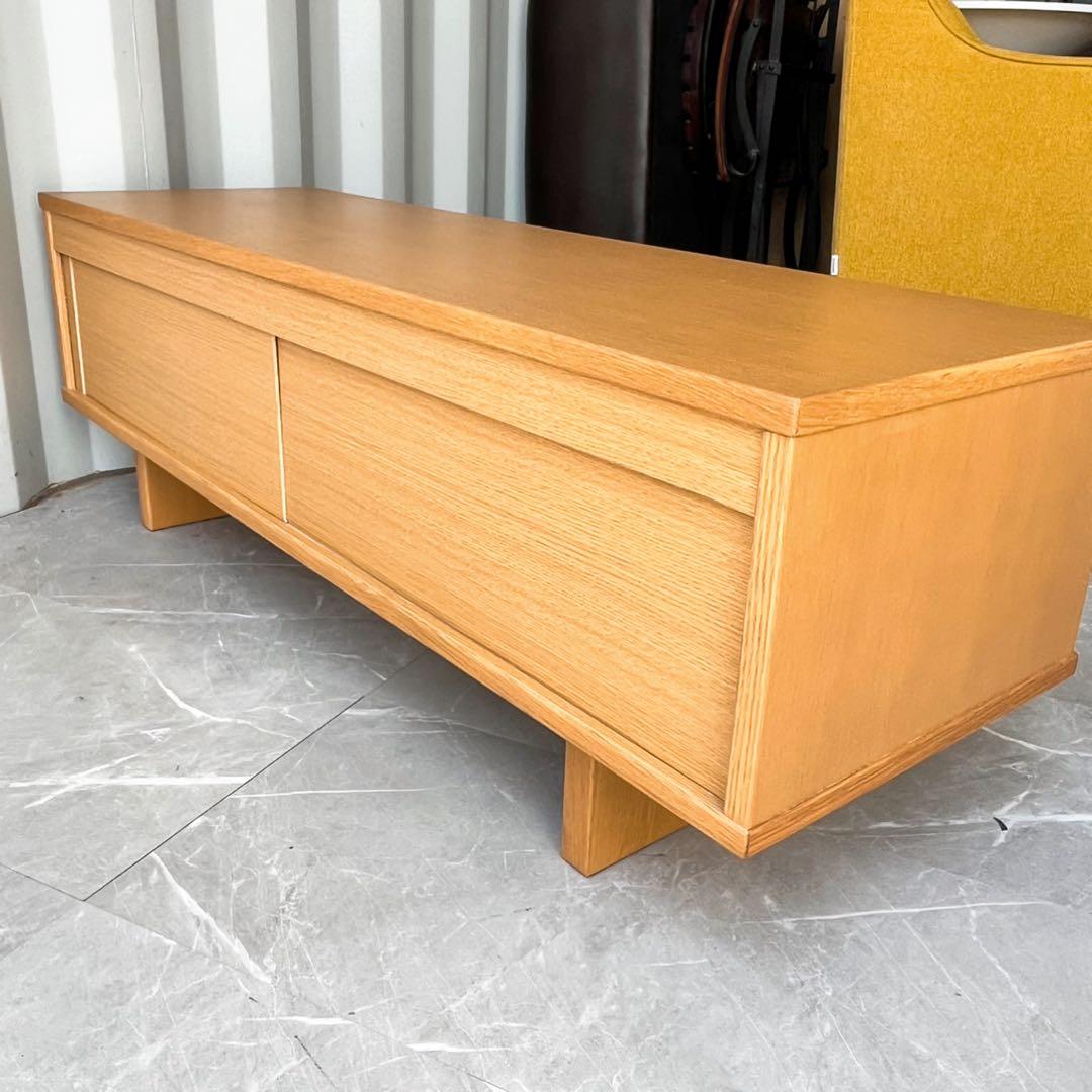 取付無料！無印良品 北欧風天然木ナチュラルローボード AVラック TV台✨