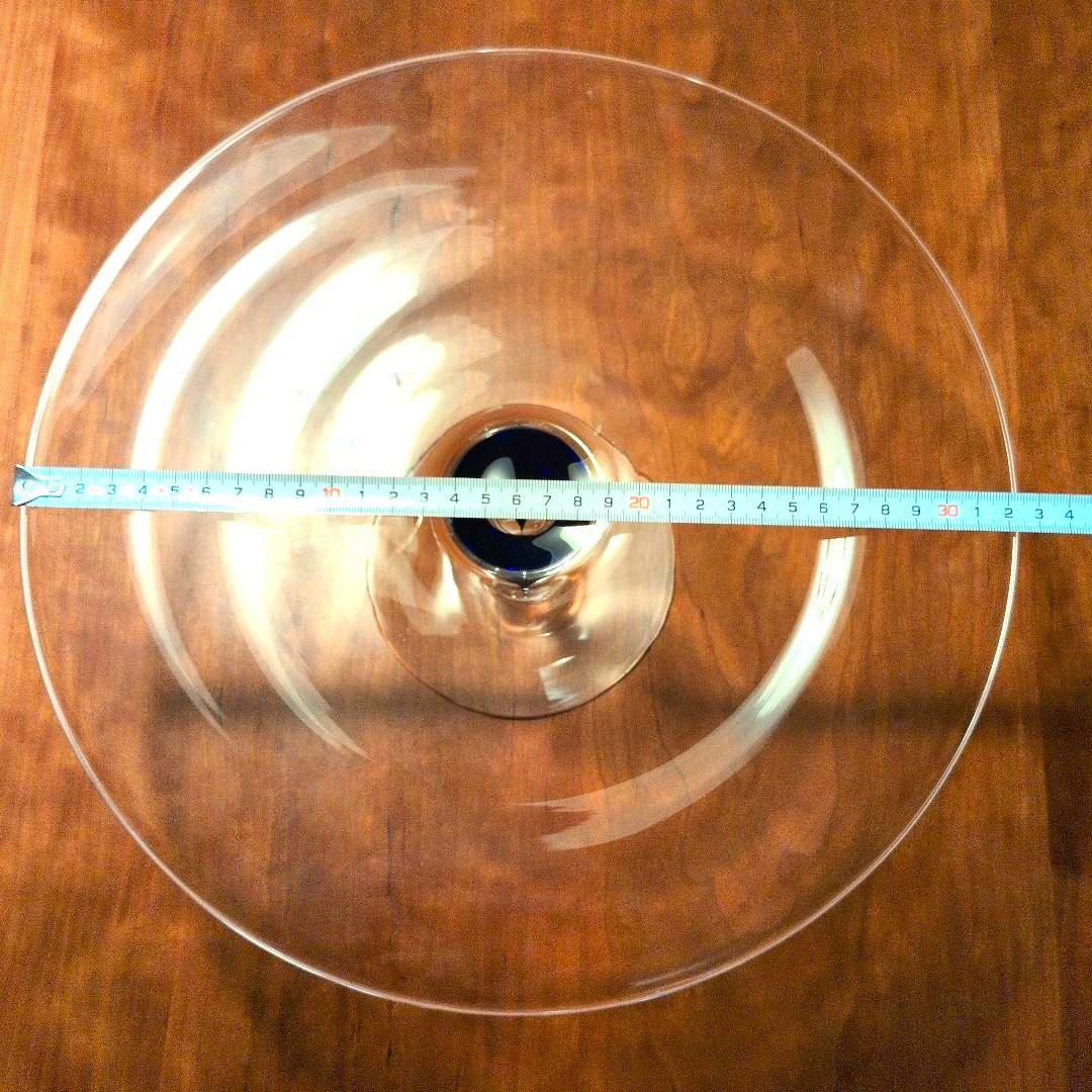 未使用　オレフォス　Orrefors　インターメッツォ ガラス　ケーキスタンド