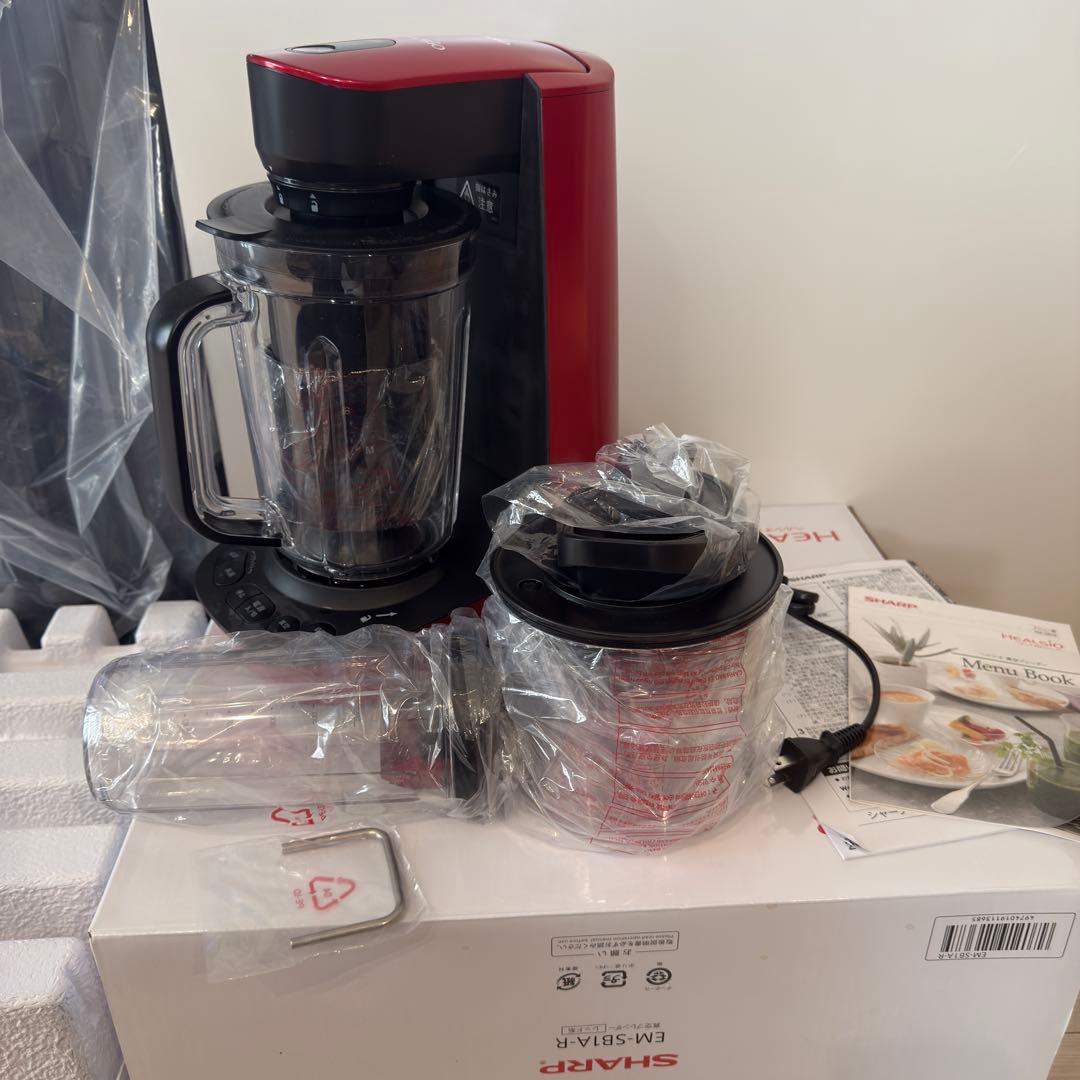 SHARP EM-SB1A-R 真空ブレンダー　希少