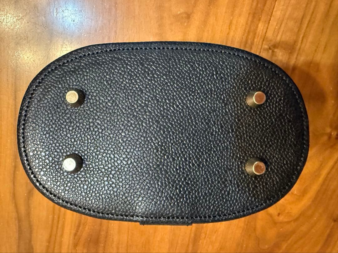 超美品 CHRISTIAN VILLA バニティバッグ レディース ブラック