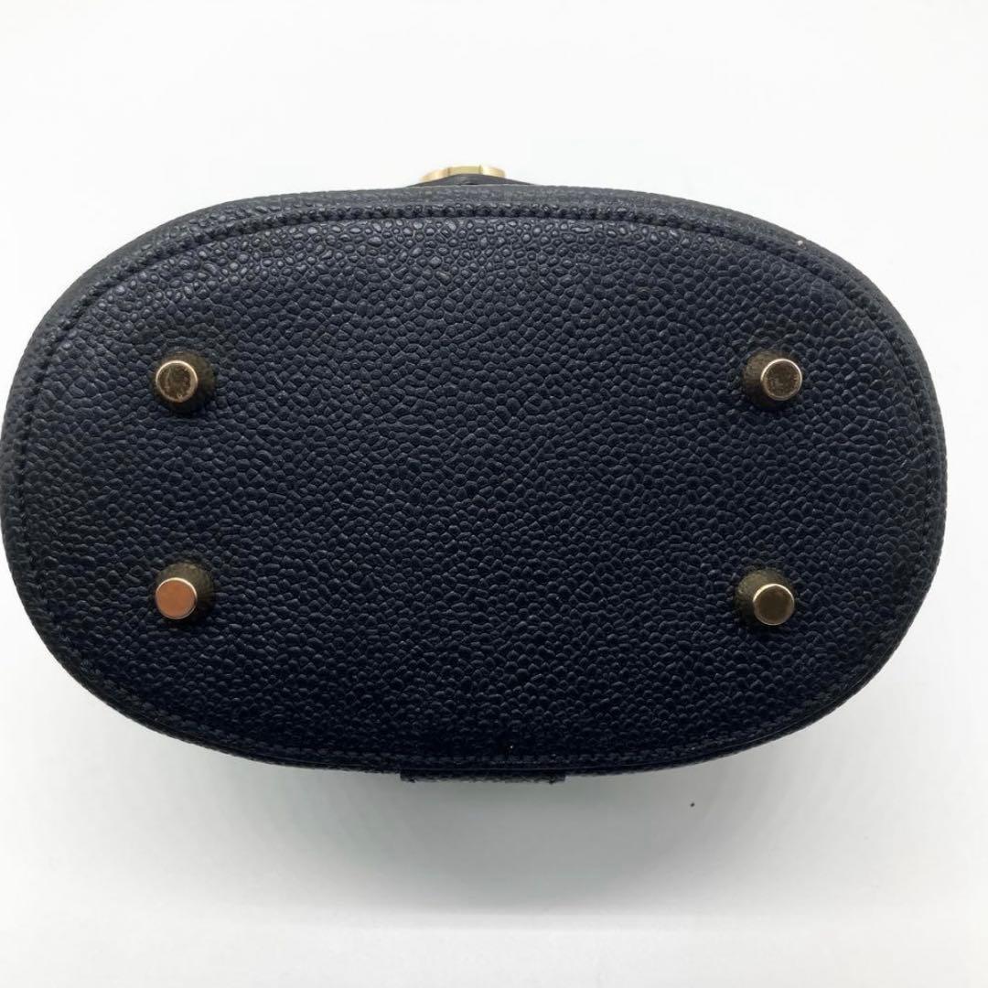 超美品 CHRISTIAN VILLA バニティバッグ レディース ブラック