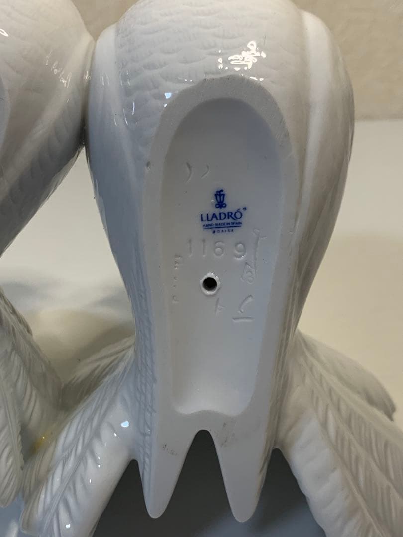 リアドロ　置物つがいの鳩　L L AＤＲＯ 置物 アンティーク フィギュリン