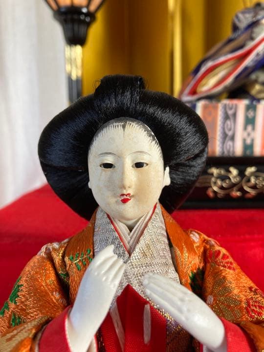 ひな人形　7段　廣栄　白鶴雛