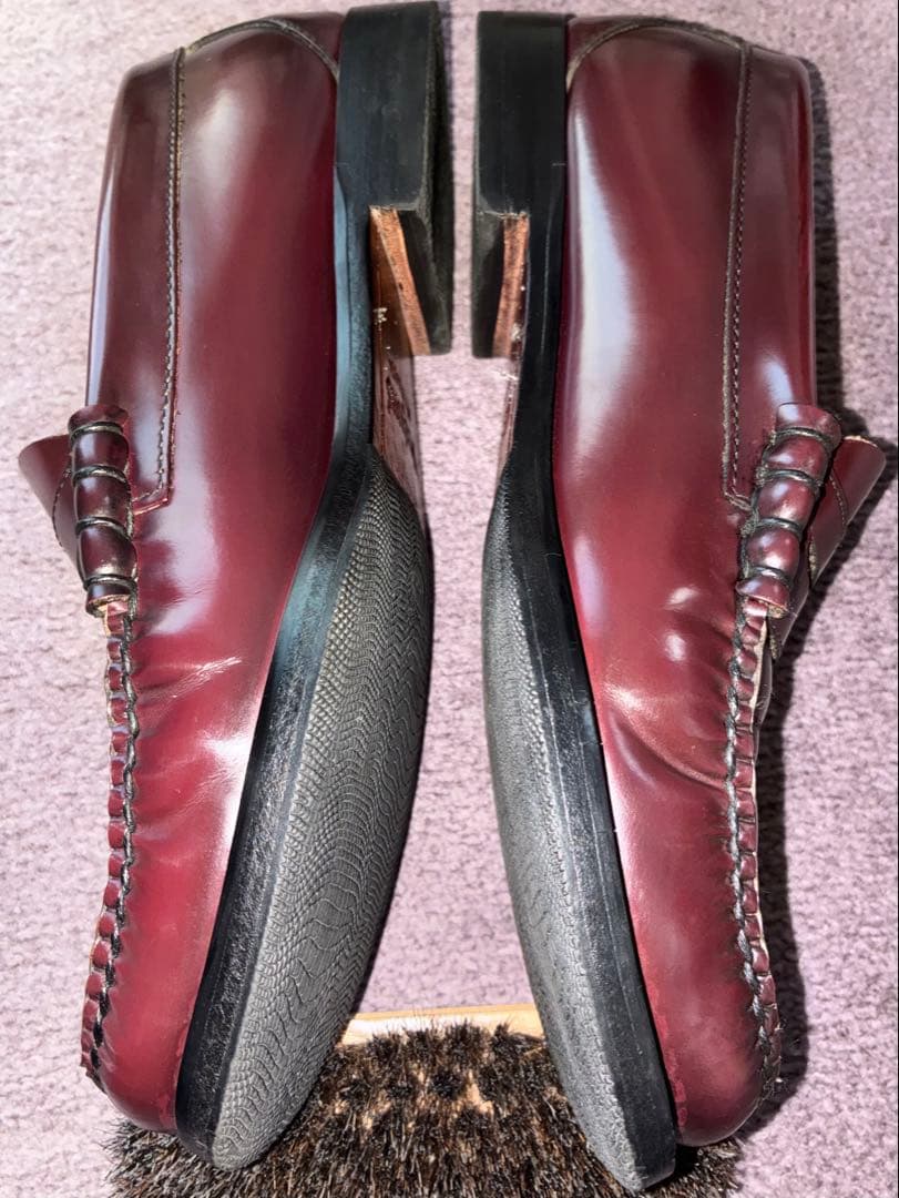 【値下相談可】GHBASS LARSON　バーガンディ US7.5 25.5cm