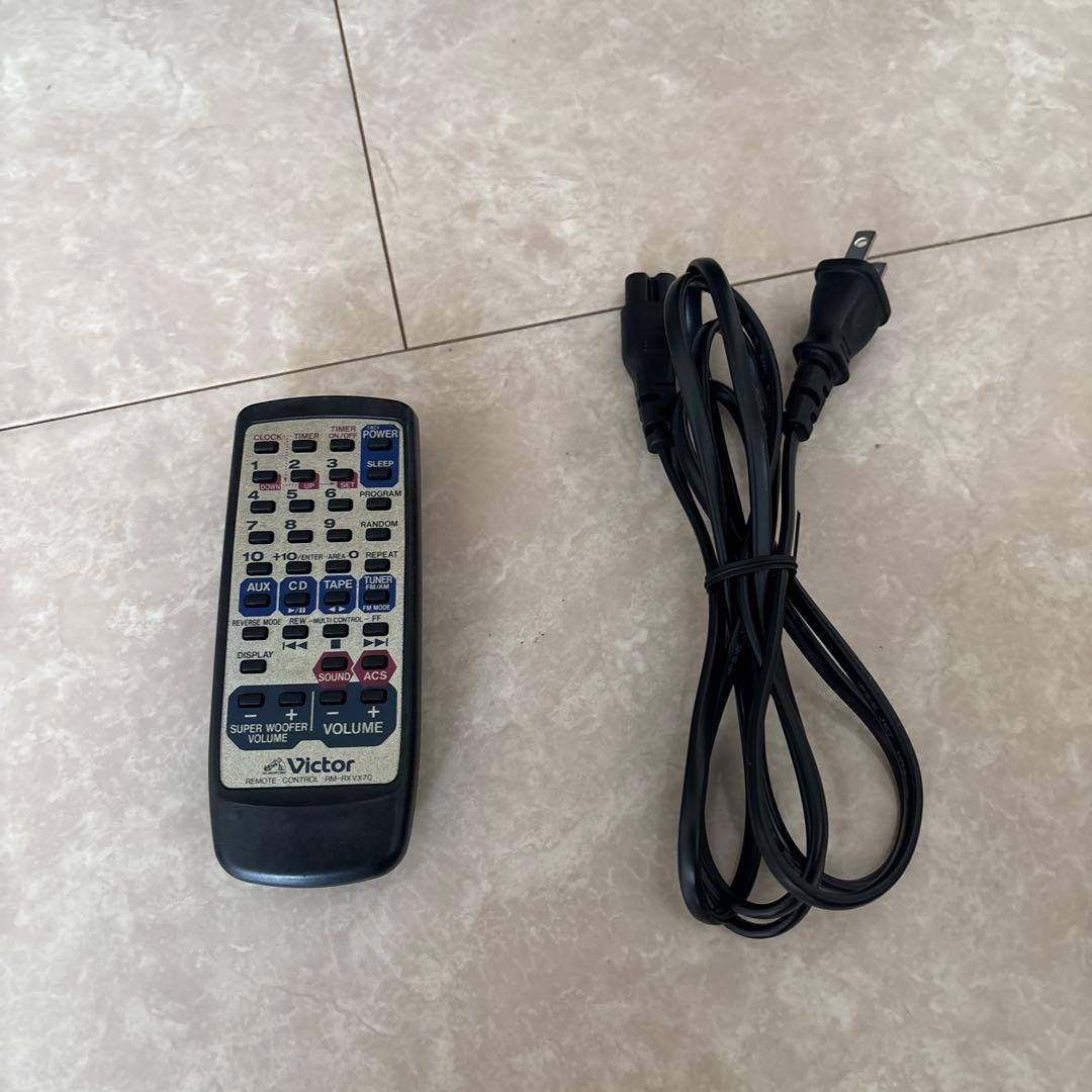 ★動作未確認★ バブルラジカセ　Victor RV-X70