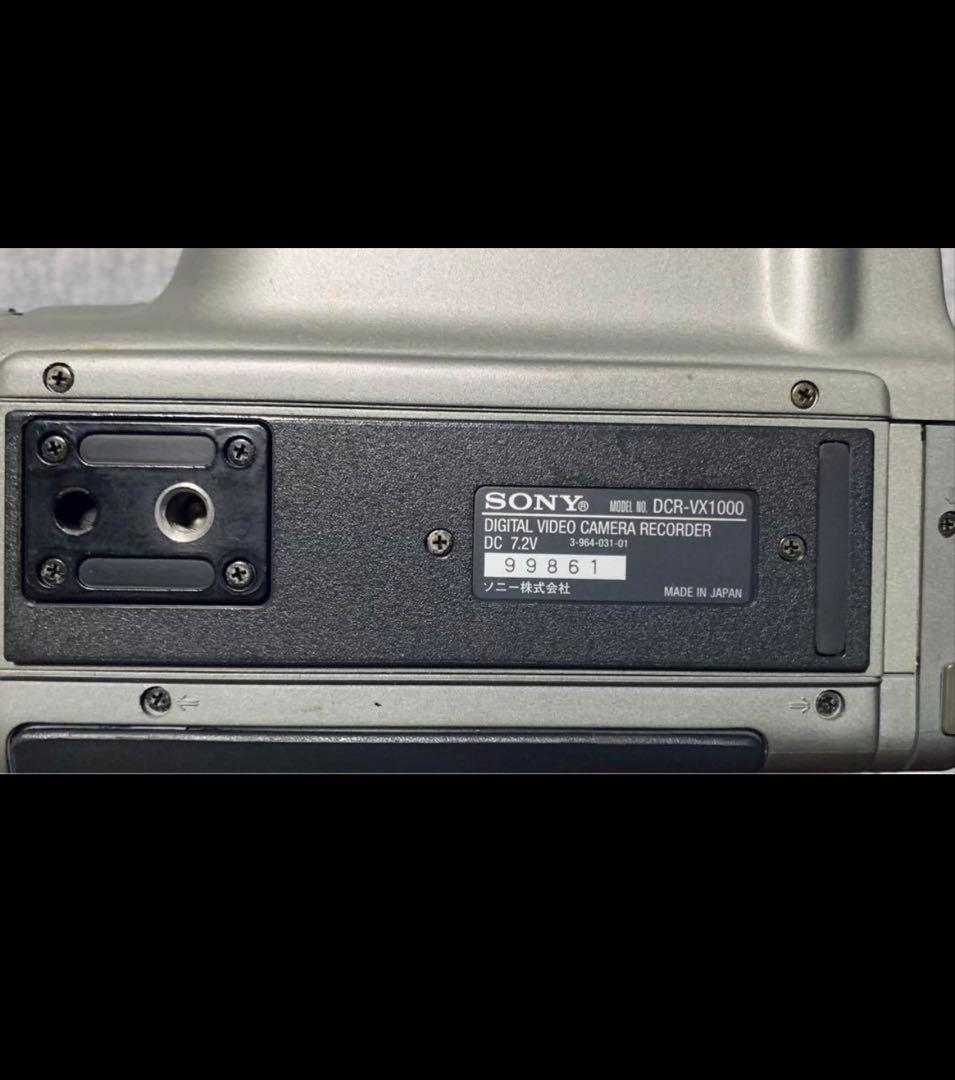 【完動品】SONY DCR-VX1000 ⭐︎ワイコン、テレコン、ケース付き！