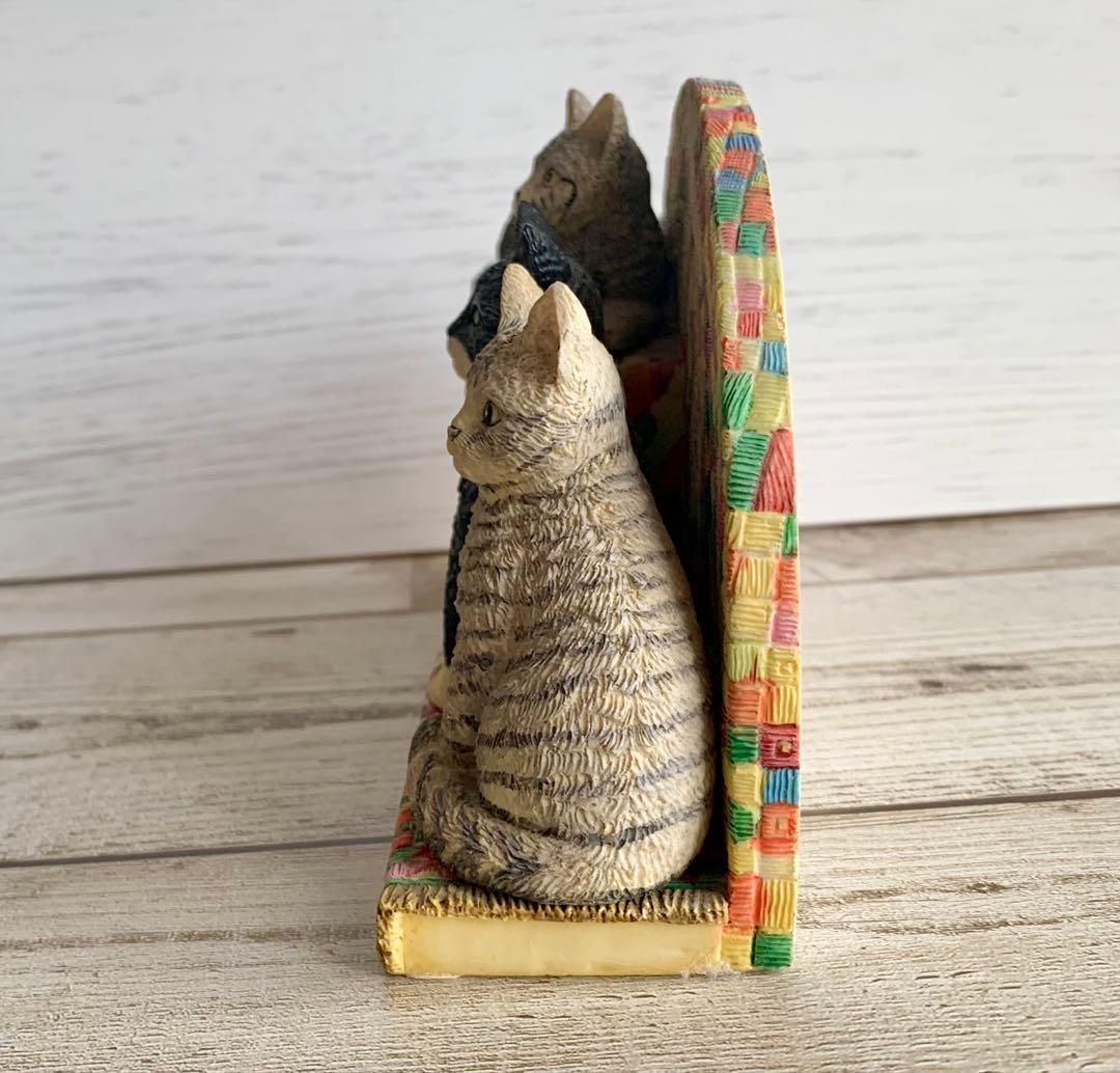 レズリーアンアイボリー 卓上万年カレンダー 猫 置物