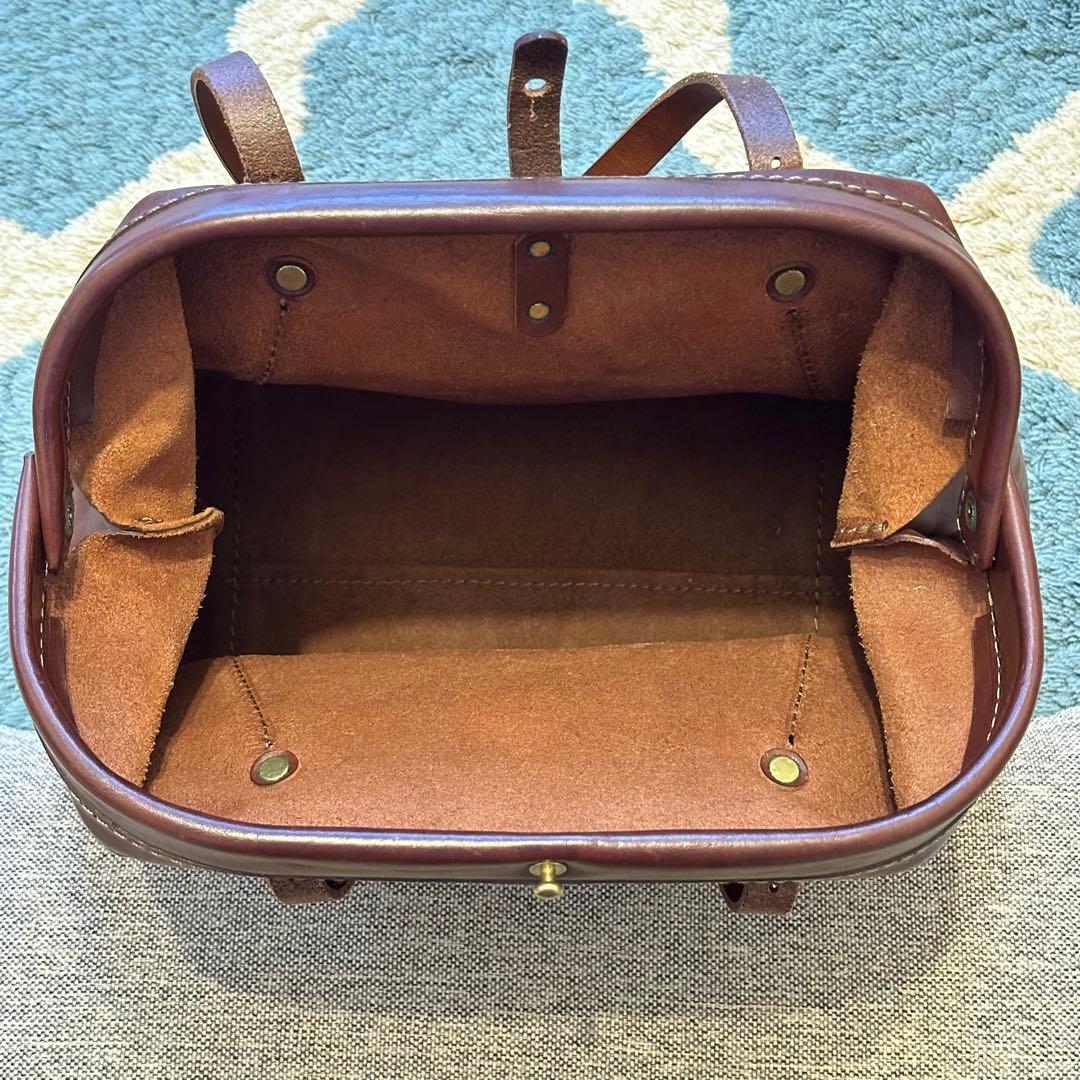 HERZ Organ（オルガン）口枠トートバッグG-14革バッグレザー