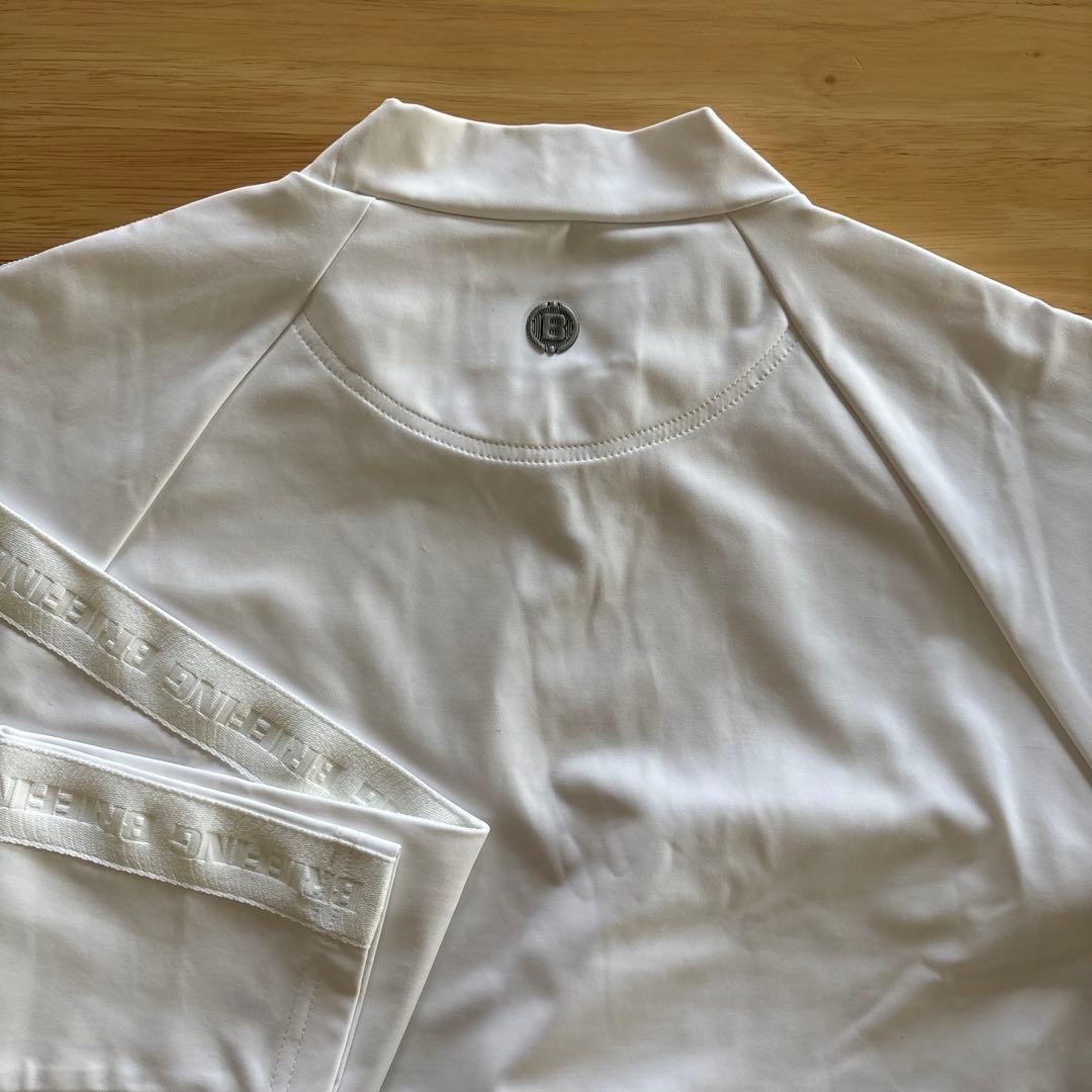 TakaBRIEFING メンズ LOGO LINE HIGHNECK白M