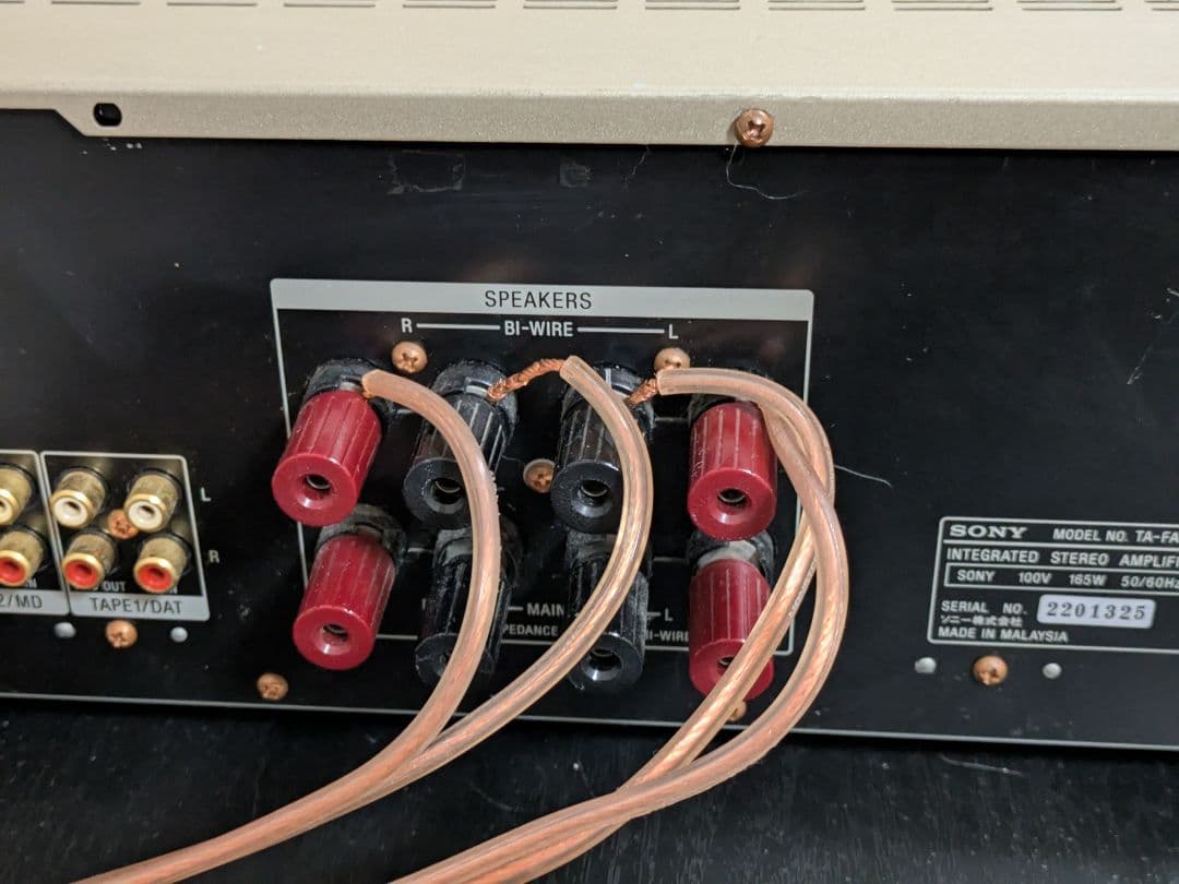 マサキヨ　SONY TA-FA33ES 動作良好です!