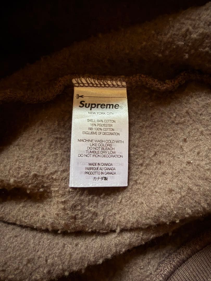 トップス Supreme Box Logo Crewneck \"Brown\" (22FW)