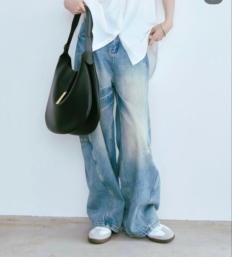 JISTORY ブラックショルダーバッグ