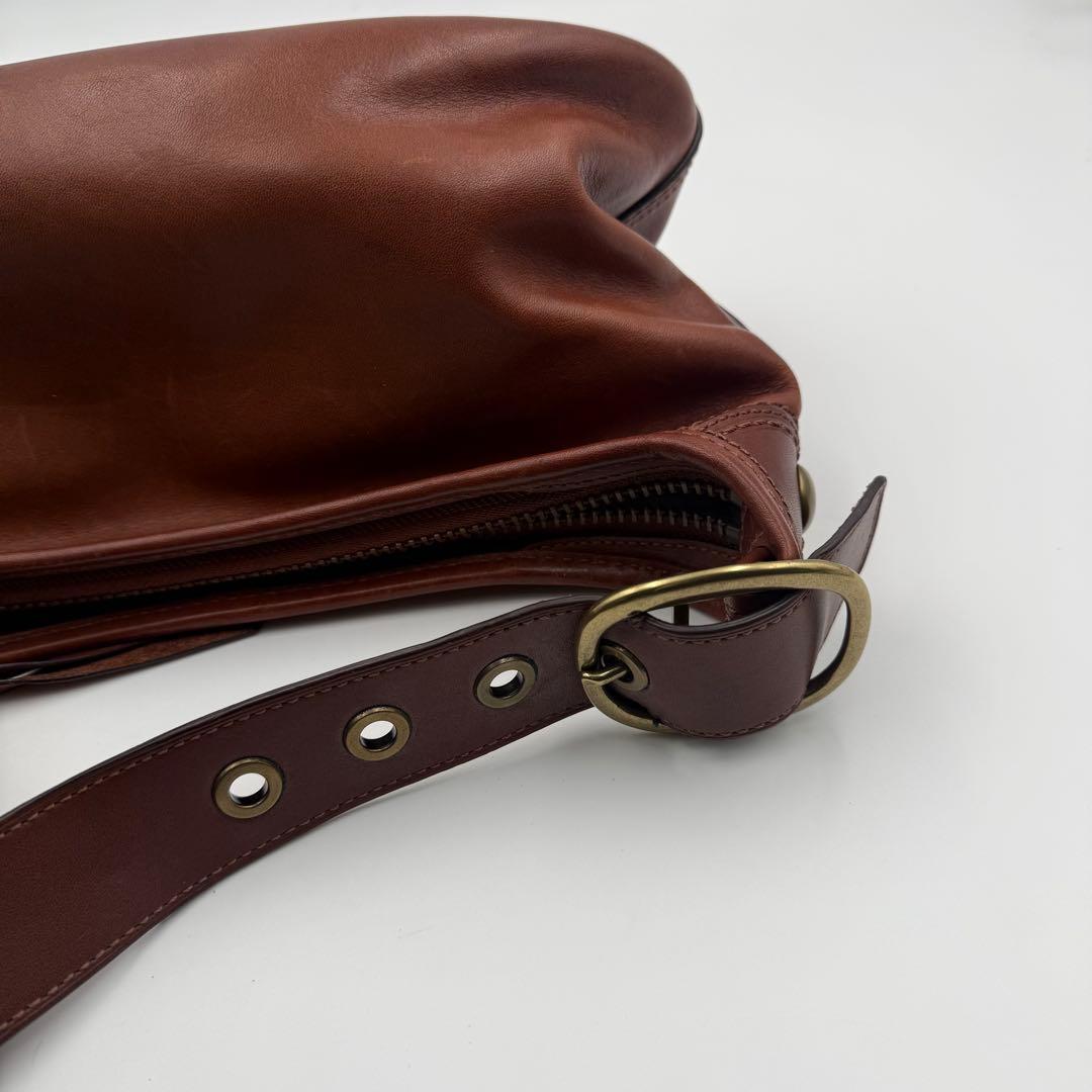 COACH オールドコーチ ワンショルダー ショルダーバッグ レザー ブラウン