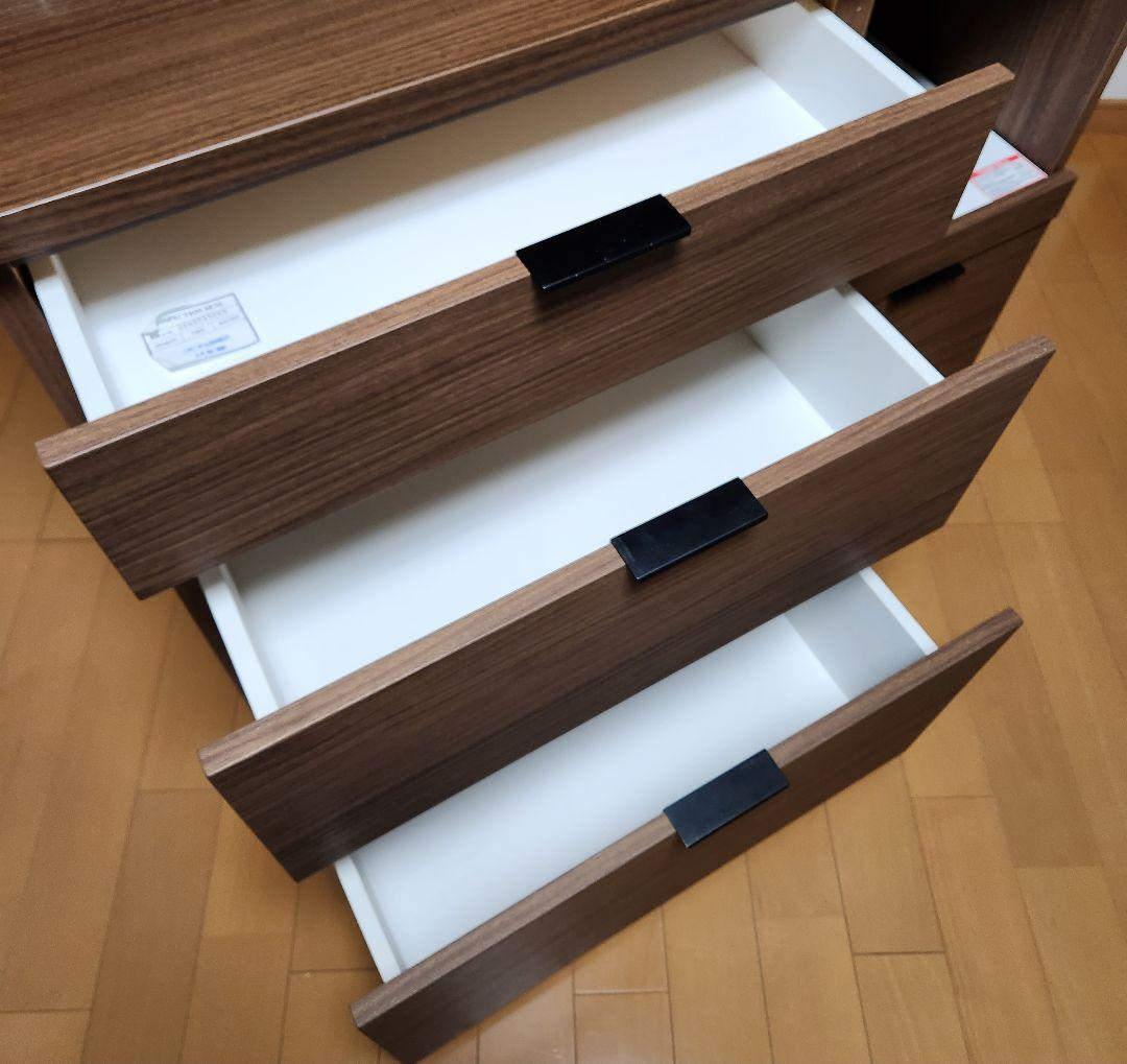 K*Y様 ニトリ【食器棚】エトナミドルブラウン【引き取り限定】未使用に近い美品