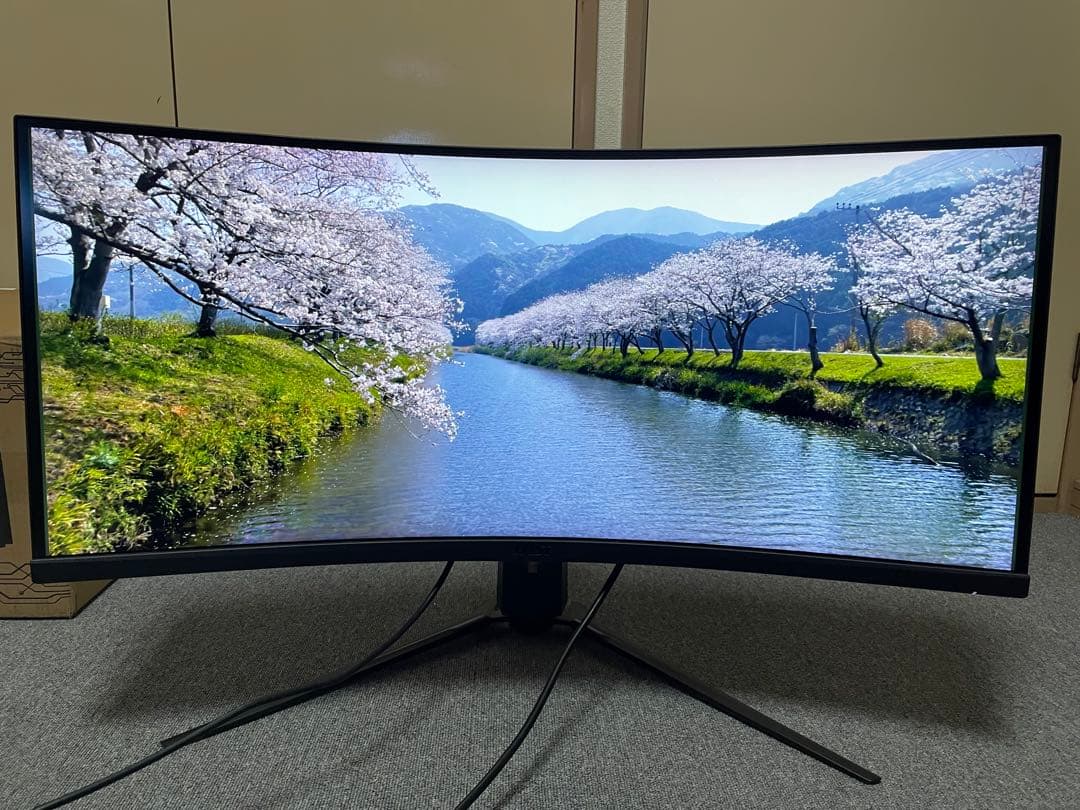MSI 343CQR 34インチ曲面 UWQHD 165Hz ゲーミングモニター
