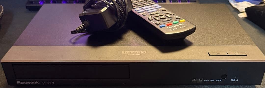 美品 Panasonic ブルーレイディスクプレーヤー DP-UB45-K