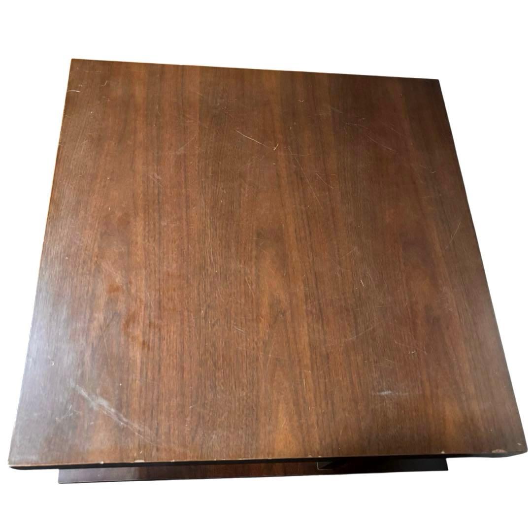 【希少品】天童木工　ウォールナット　スクエアテーブル　ワケ有り　T-6830WN