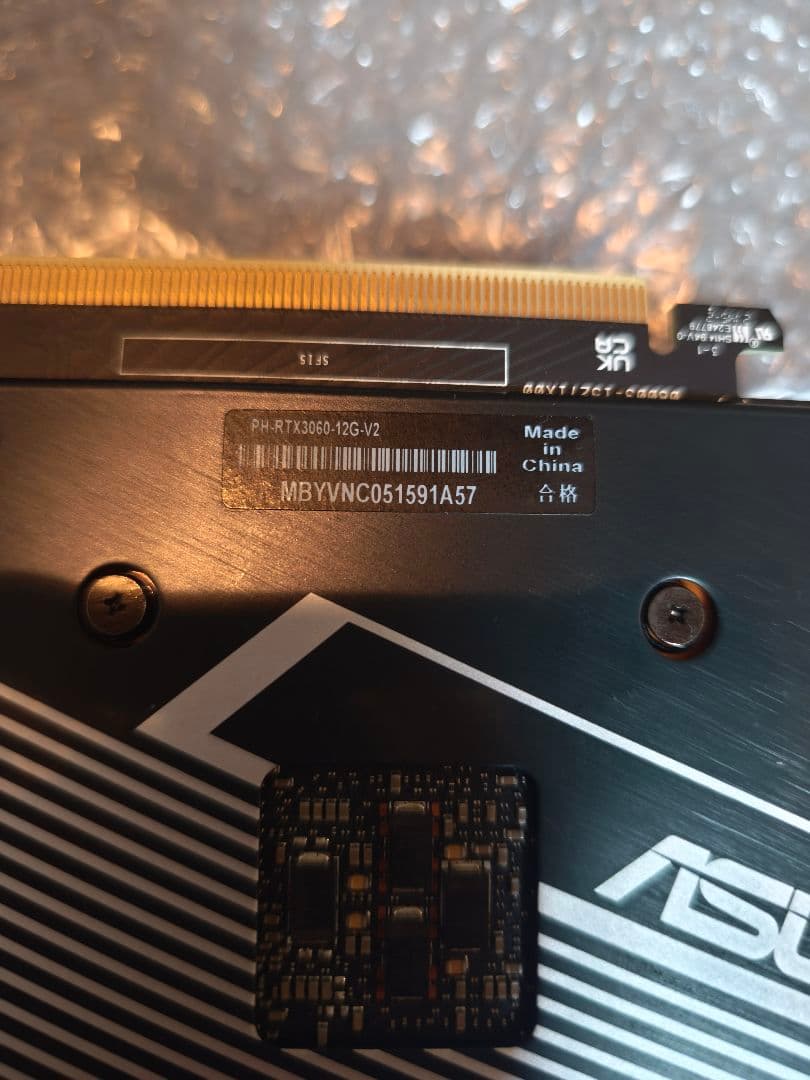 ASUS GeForce RTX3060 12GB V2 PCパーツ