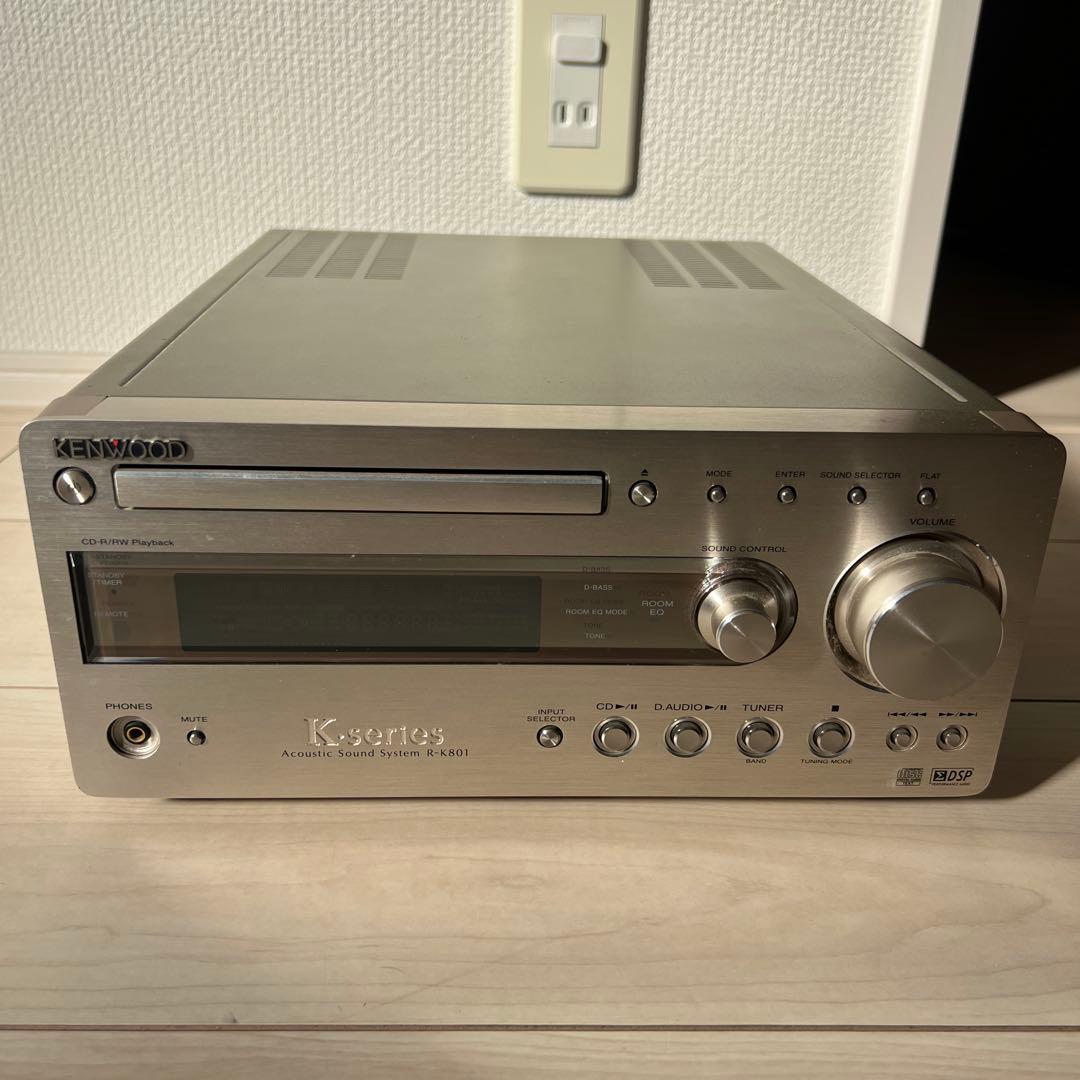 KENWOOD R-K801 CDレシーバー 2006年製 シルバー
