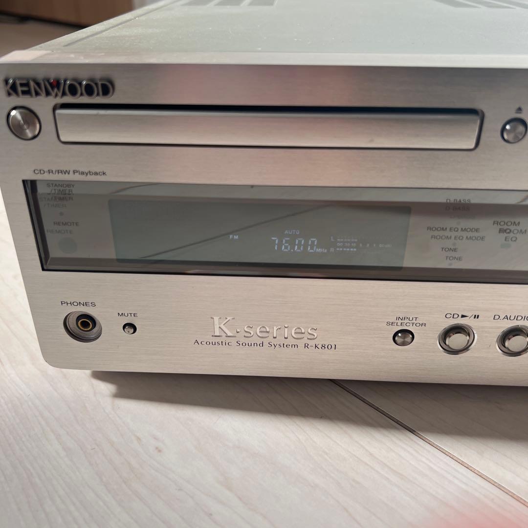 KENWOOD R-K801 CDレシーバー 2006年製 シルバー