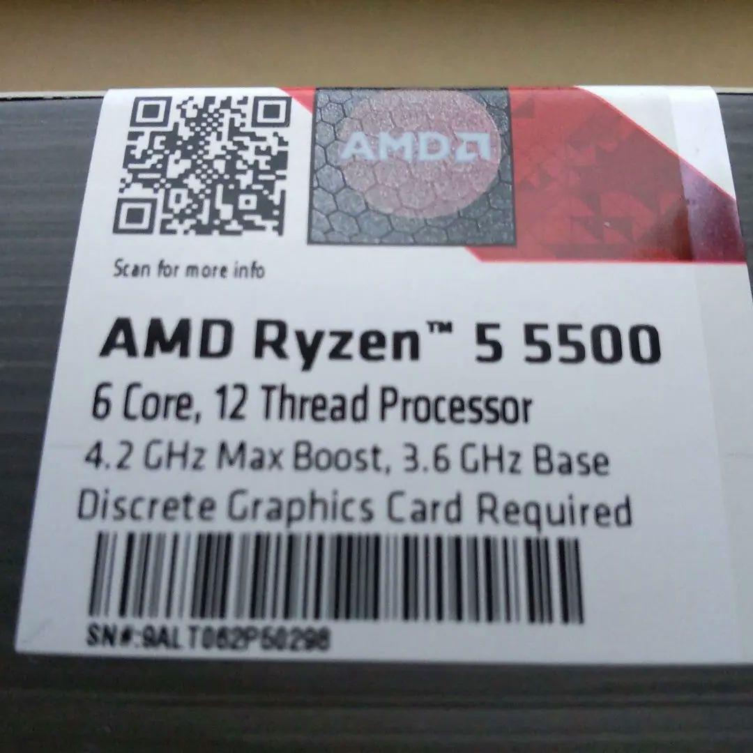 AMD Ryzen 5 5500 5000シリーズ CPU