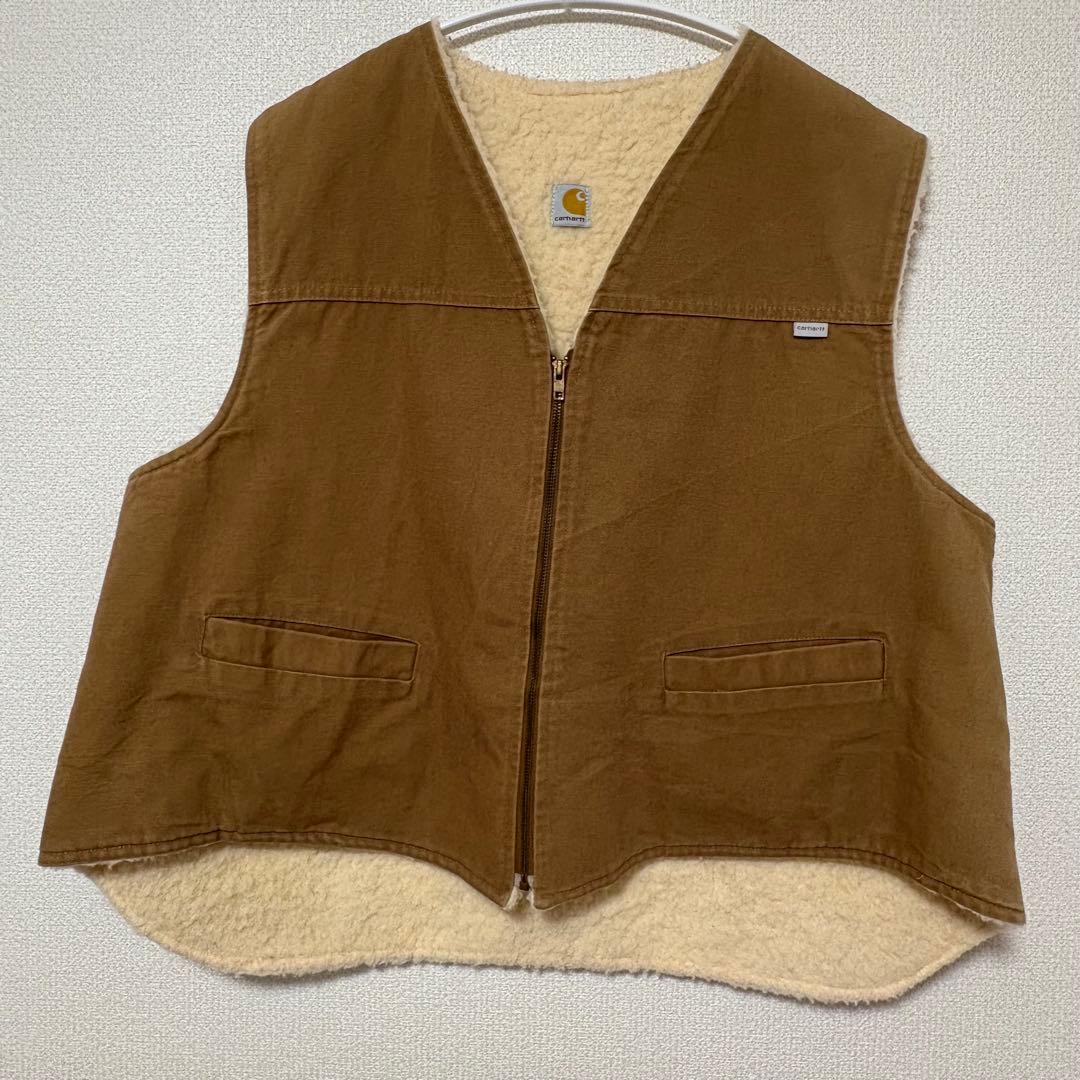 carhartt カーハート 80s USA製 裏ボアダックベスト