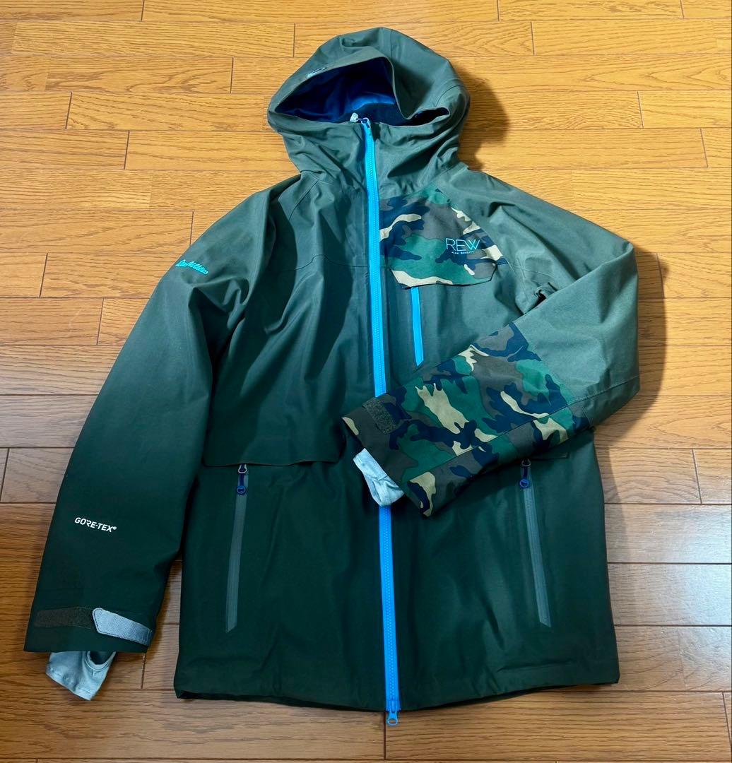 【美品】REWアールイーダブリュKAMIKAZE JKT20 カーキジャケットM